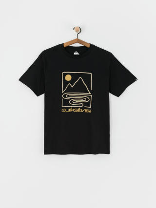 Tričko Quiksilver Qs Outline Mountains (black)