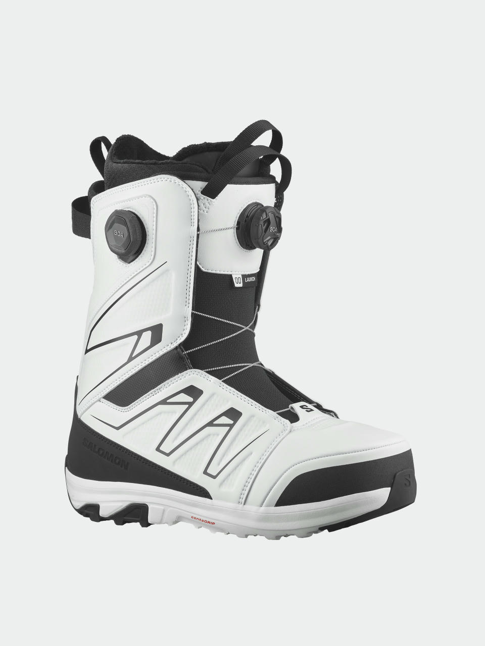 Pánske Obuv na snowboard Salomon Launch Boa Sj (black/white)