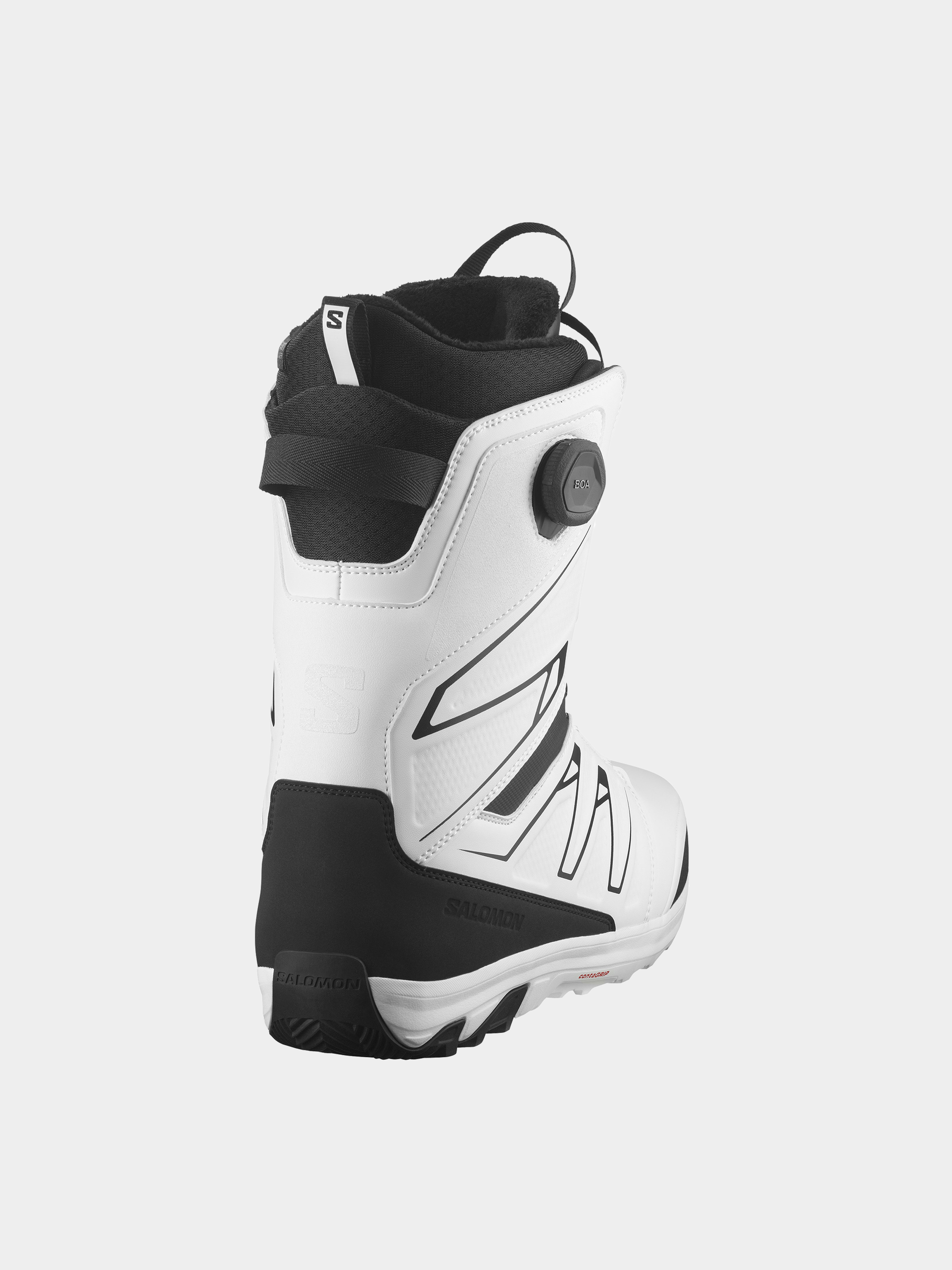 Pánske Obuv na snowboard Salomon Launch Boa Sj (black/white)