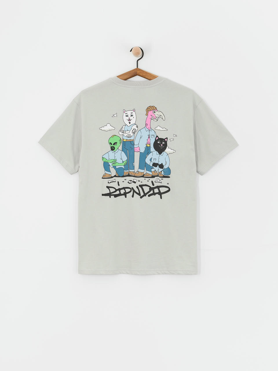 Tričko RipNDip So Dangerous So Cute (grey)