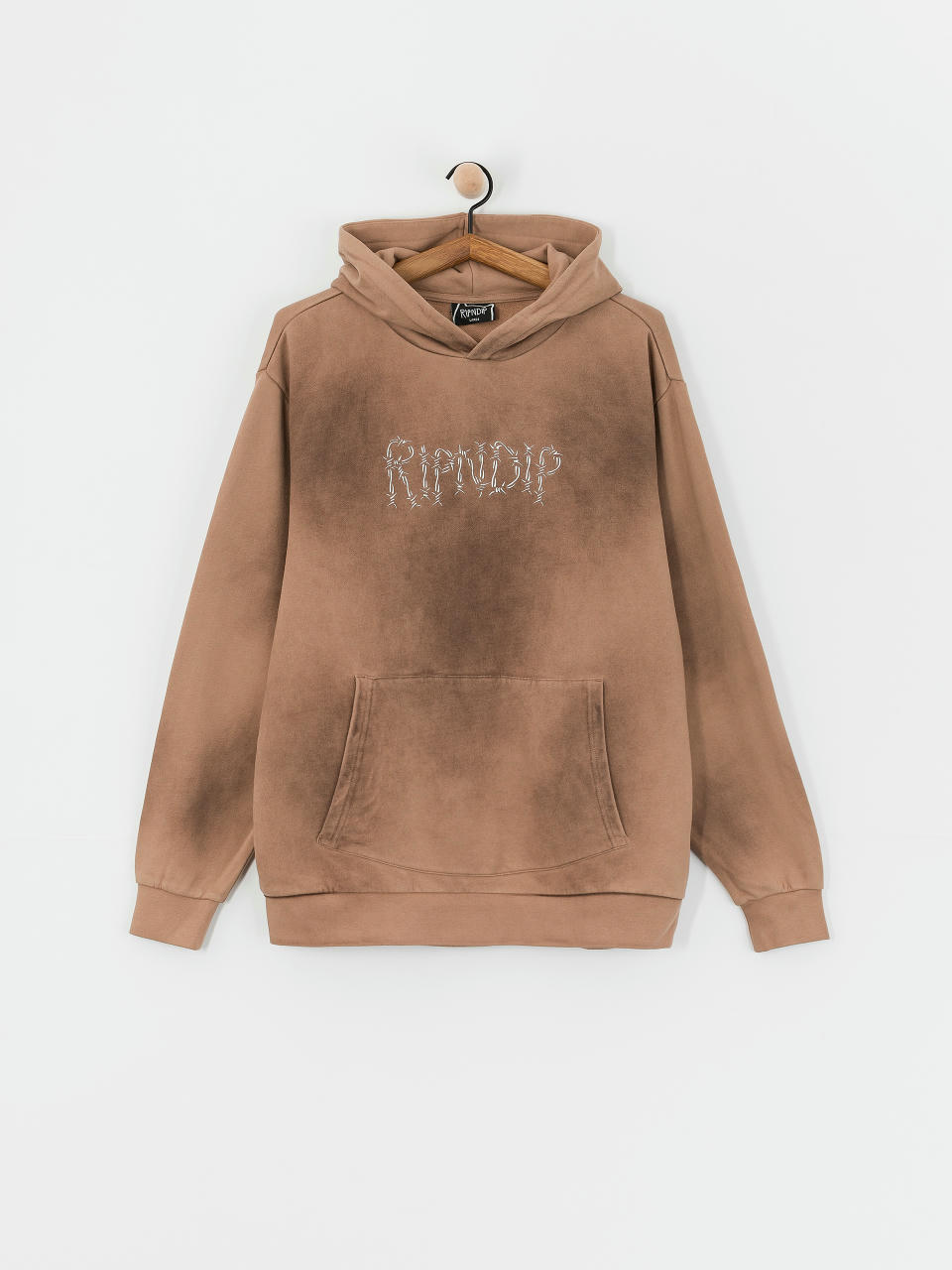 Mikina s kapucňou RipNDip Keep Out HD (almond)