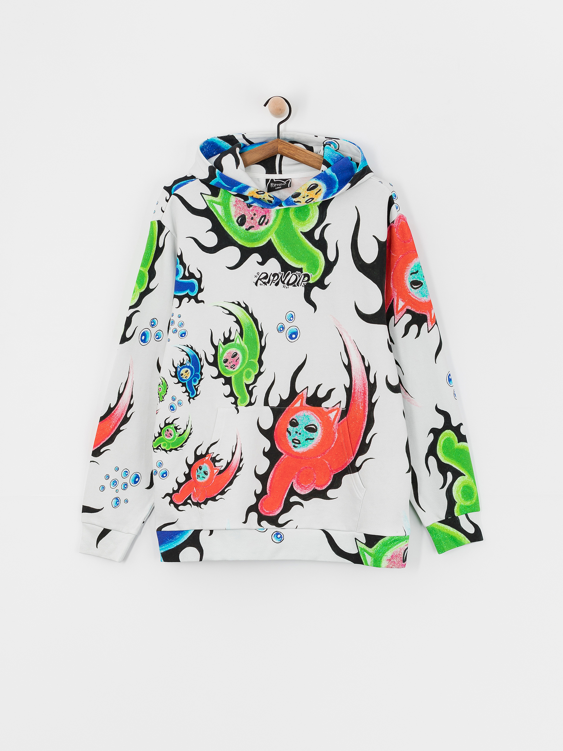 Mikina s kapucňou RipNDip Ember HD (dusty grey)