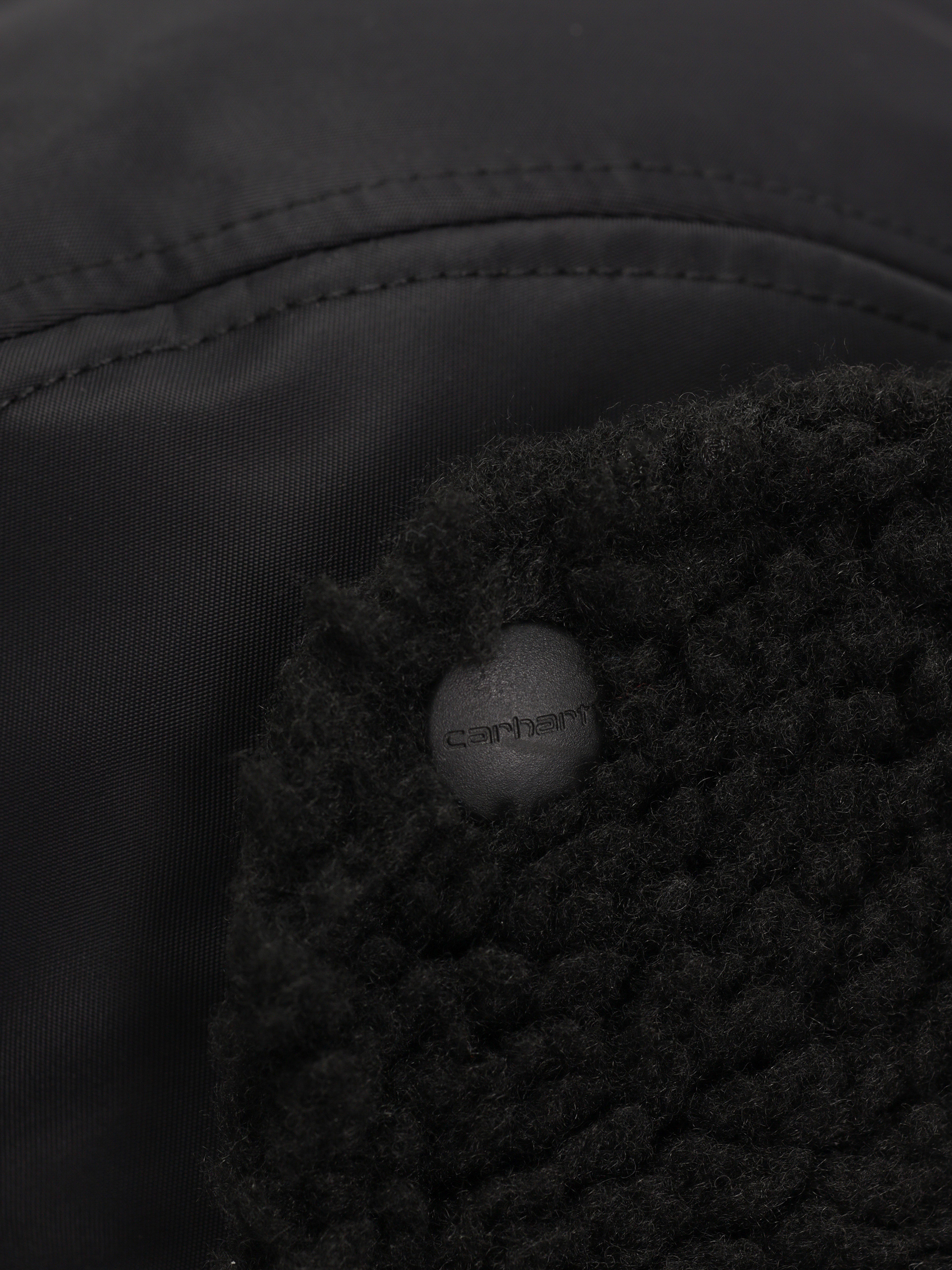 Šiltovka Carhartt WIP Olten Ear Guard (black/black)