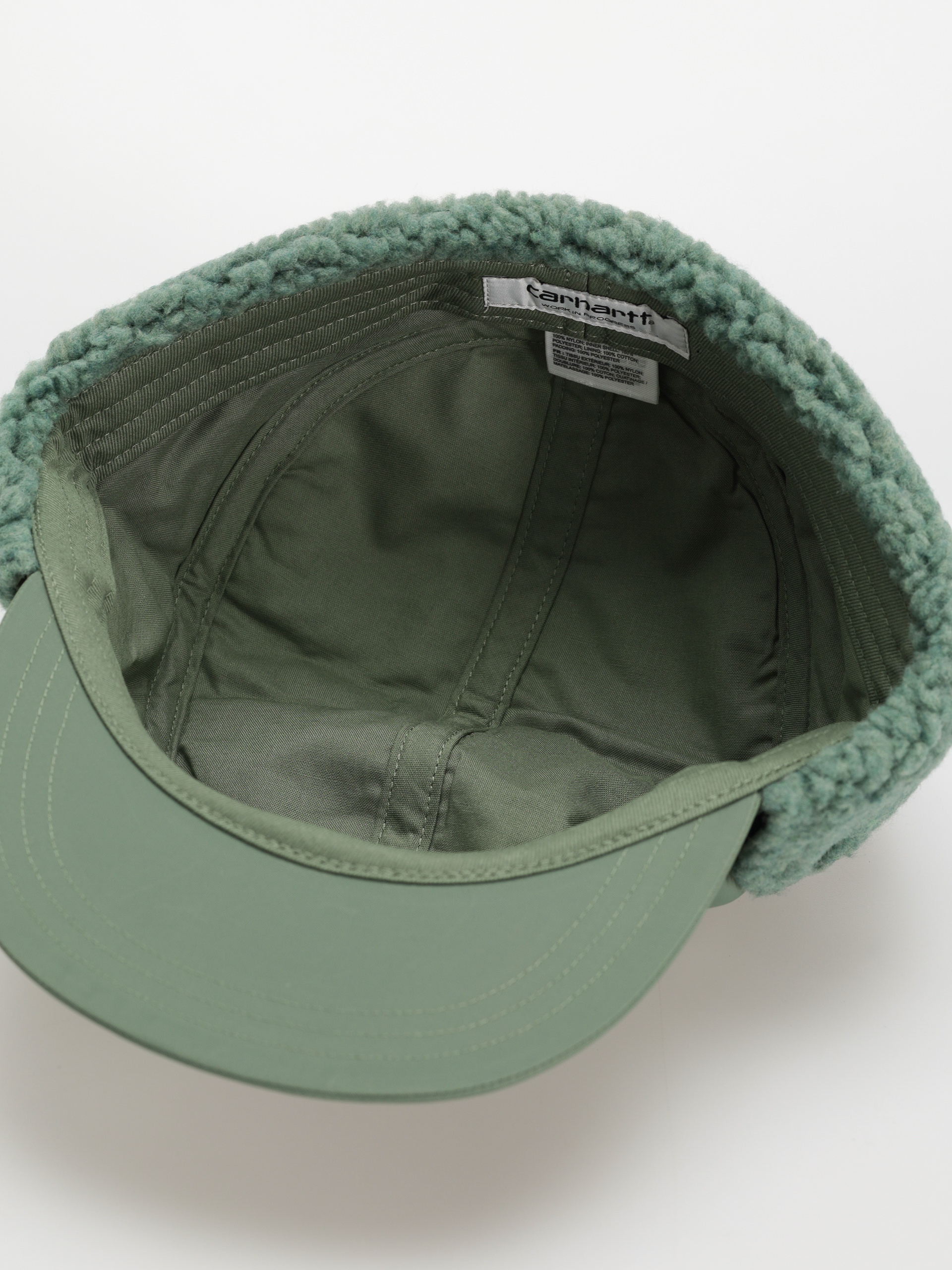 Šiltovka Carhartt WIP Olten Ear Guard (duck green/duck green)