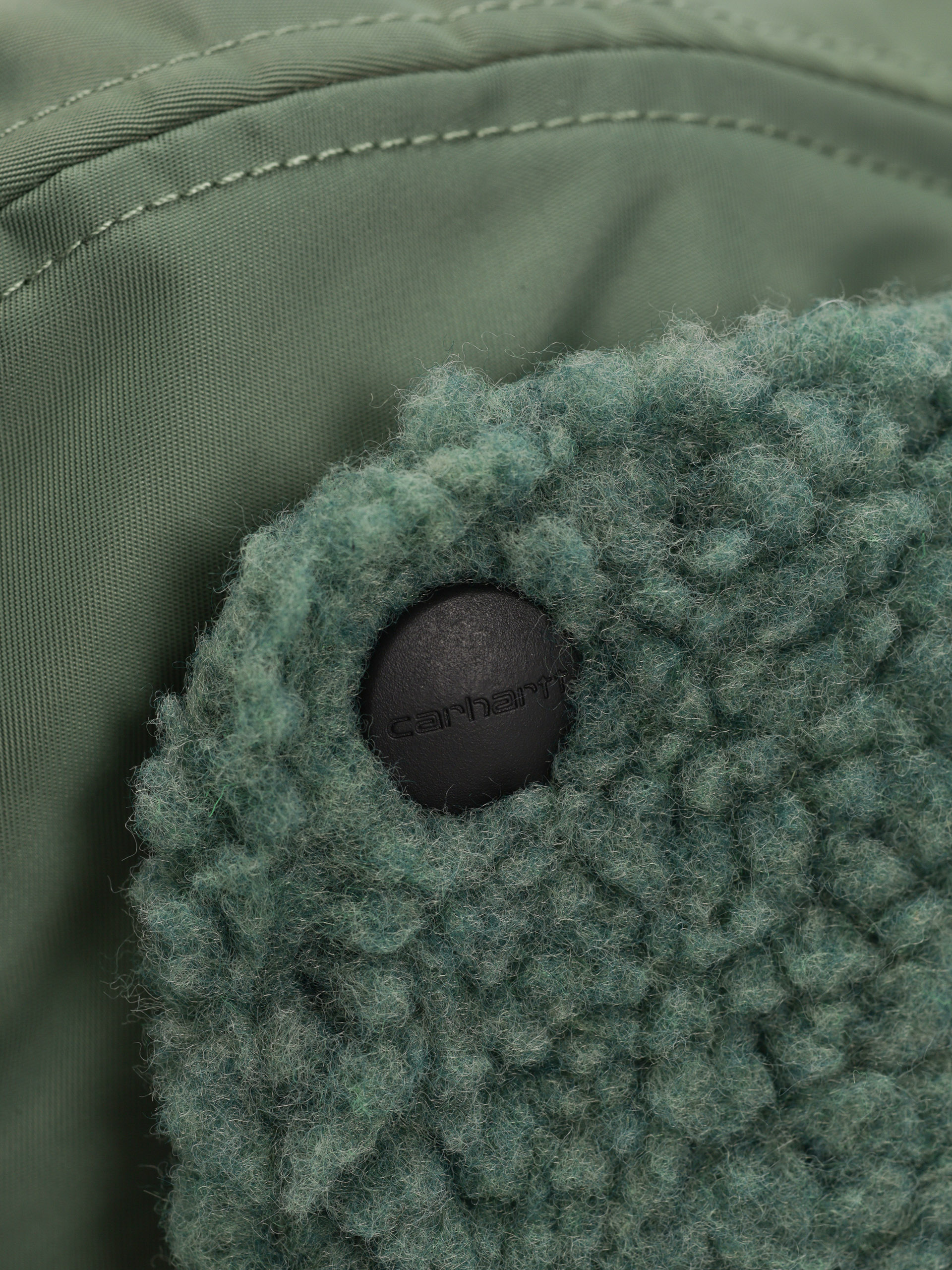 Šiltovka Carhartt WIP Olten Ear Guard (duck green/duck green)