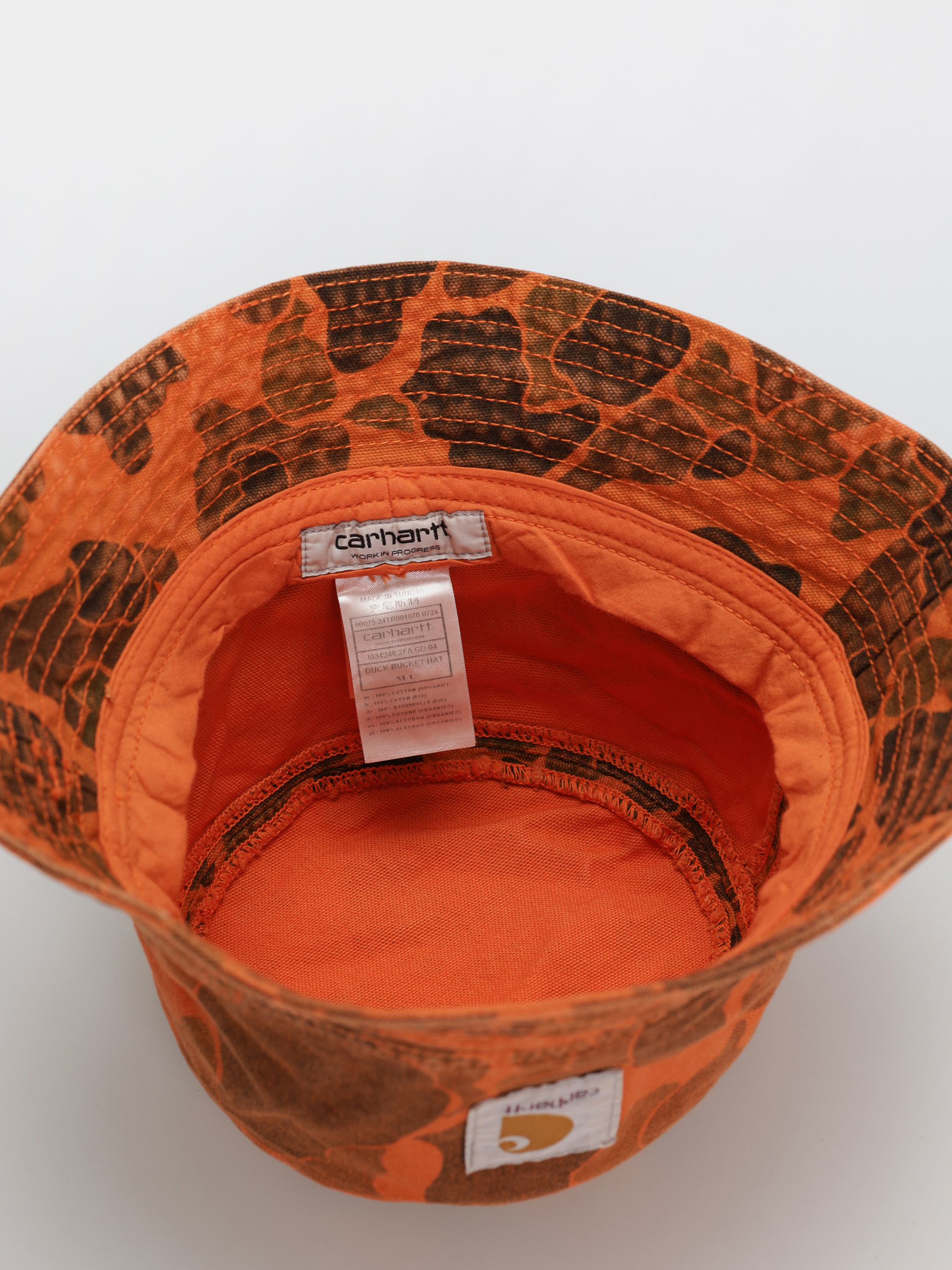 Klobúk Carhartt WIP Duck Bucket (camo duck/green/turmeric)