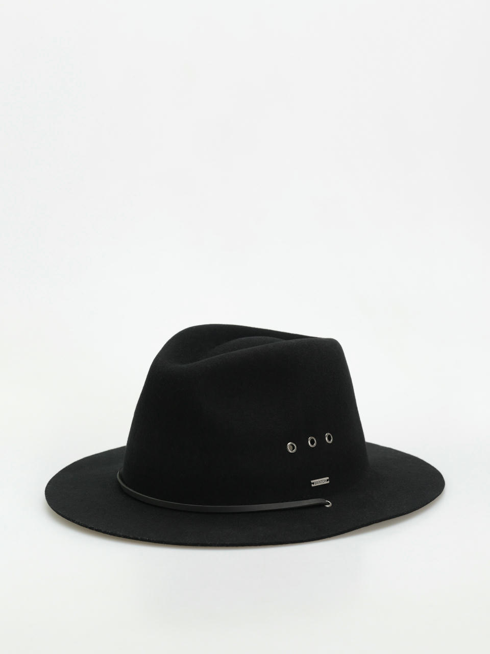 Klobúk Brixton Wesley Wthr Guard Packable Fedora (black)