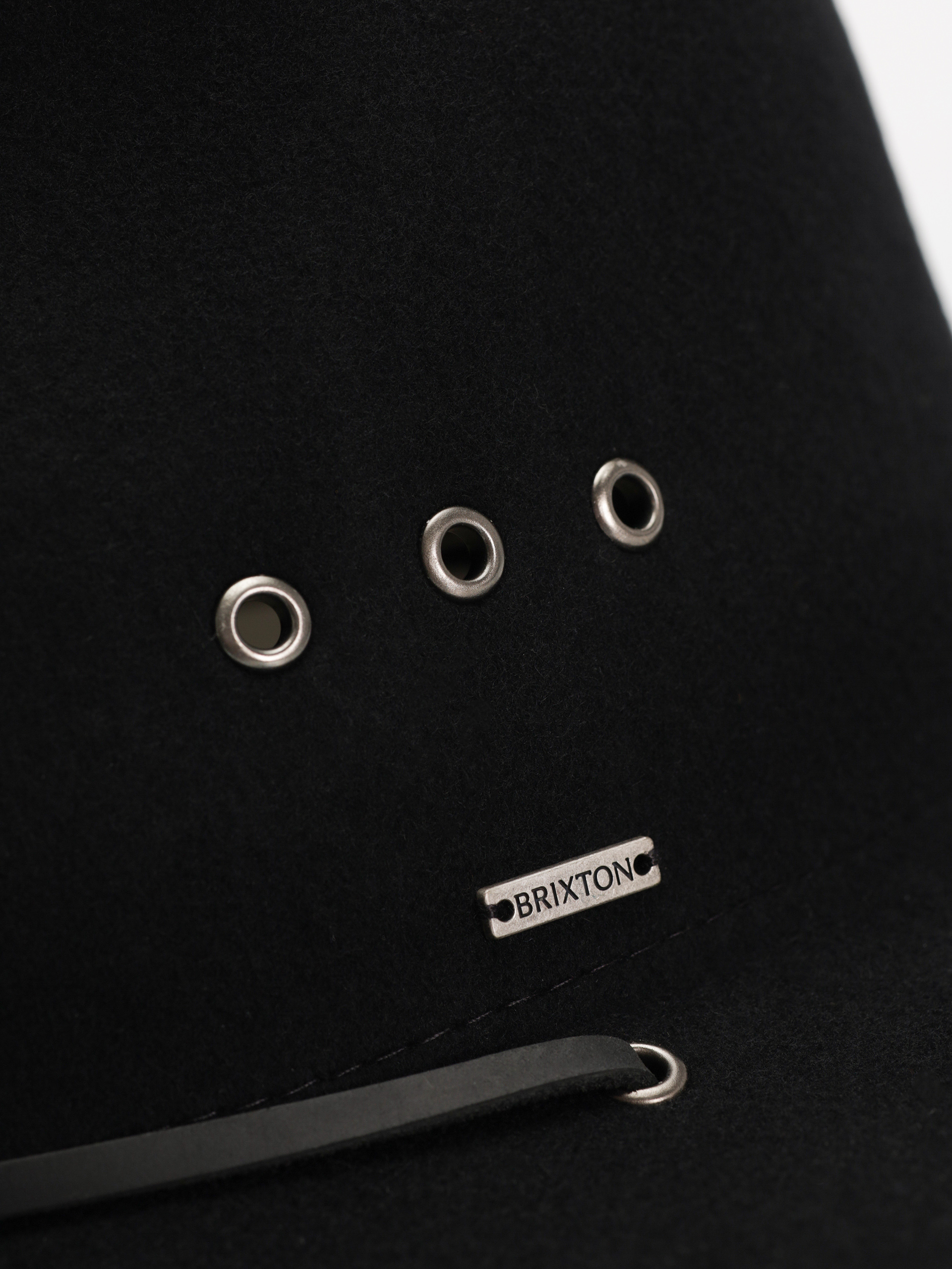 Klobúk Brixton Wesley Wthr Guard Packable Fedora (black)