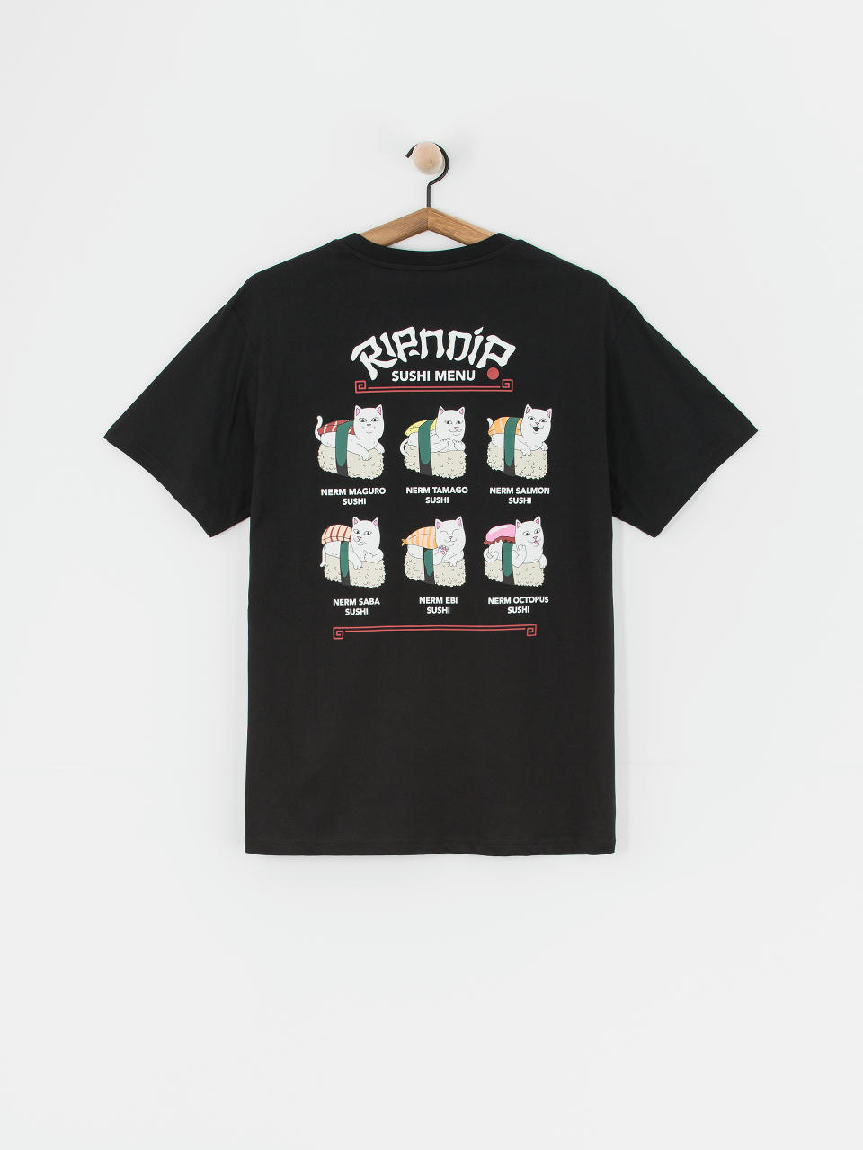 Tričko RipNDip Sushi Nerm (black)