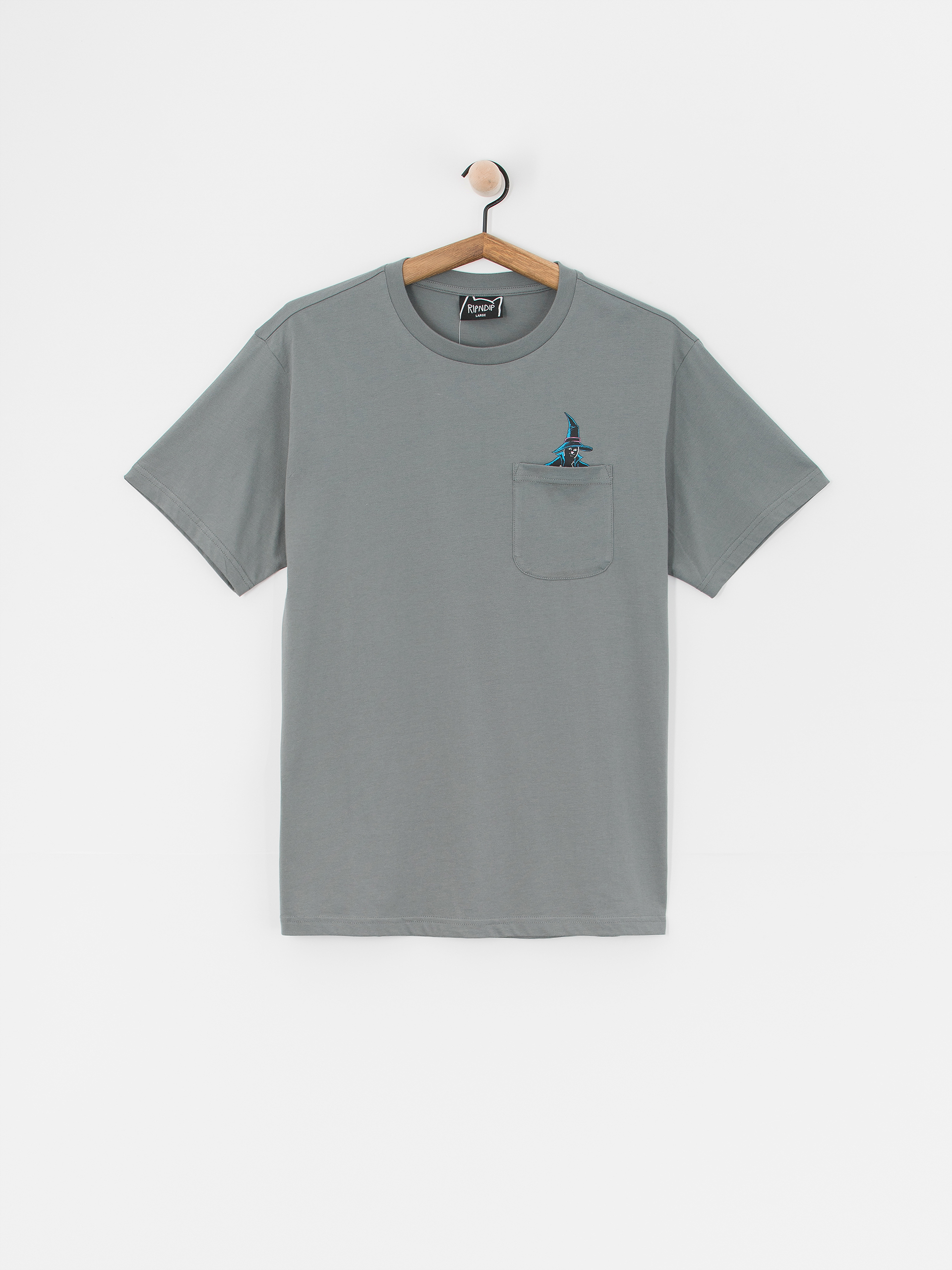 Tričko RipNDip Jermie Witch Pocket (charcoal)