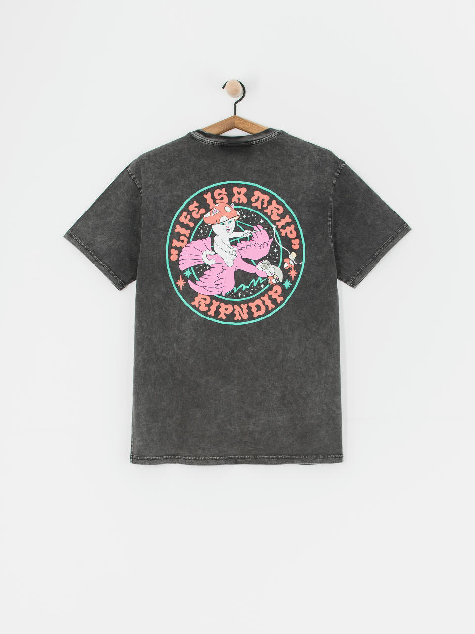 Tričko RipNDip Take A Trip (black wash)