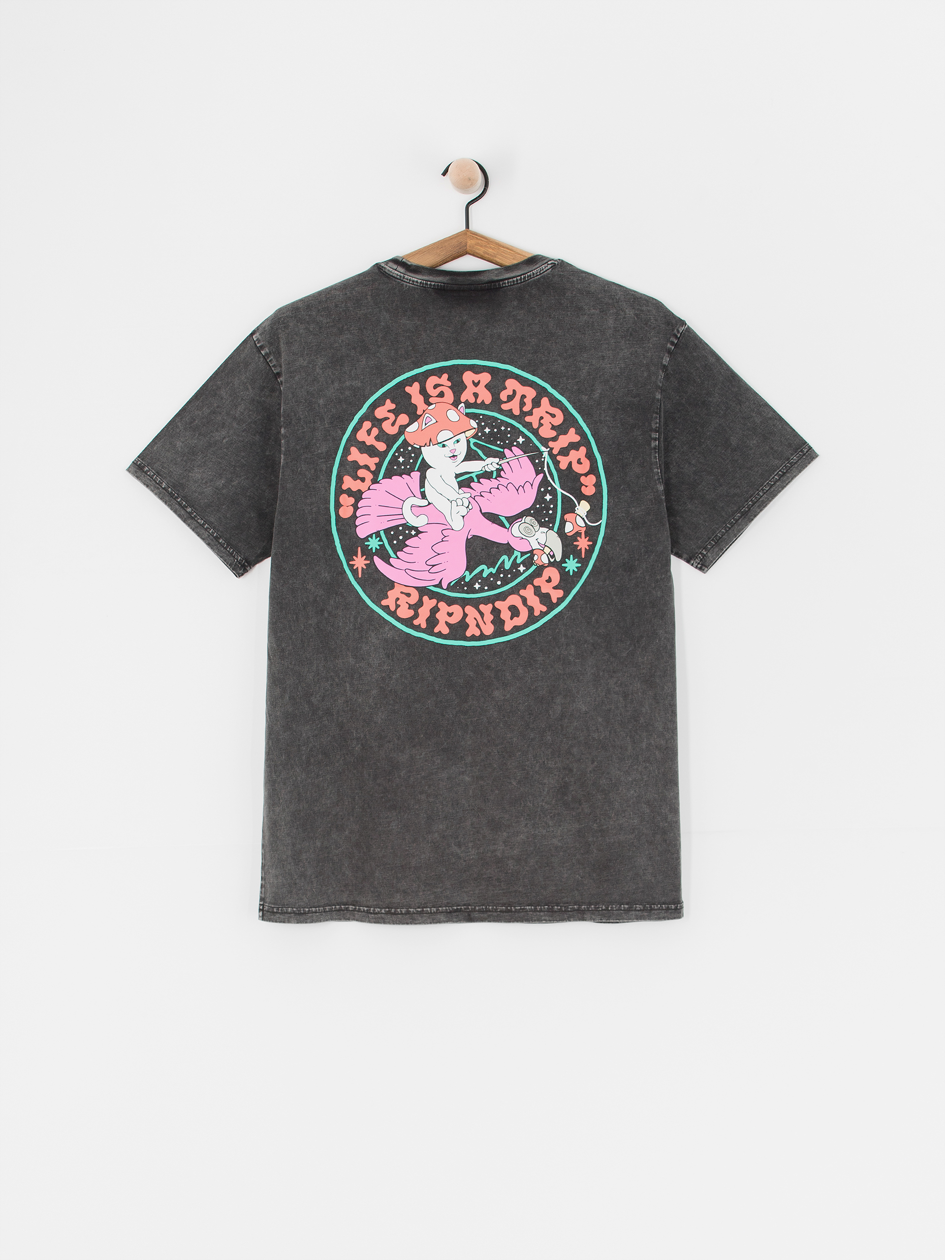 Tričko RipNDip Take A Trip (black wash)