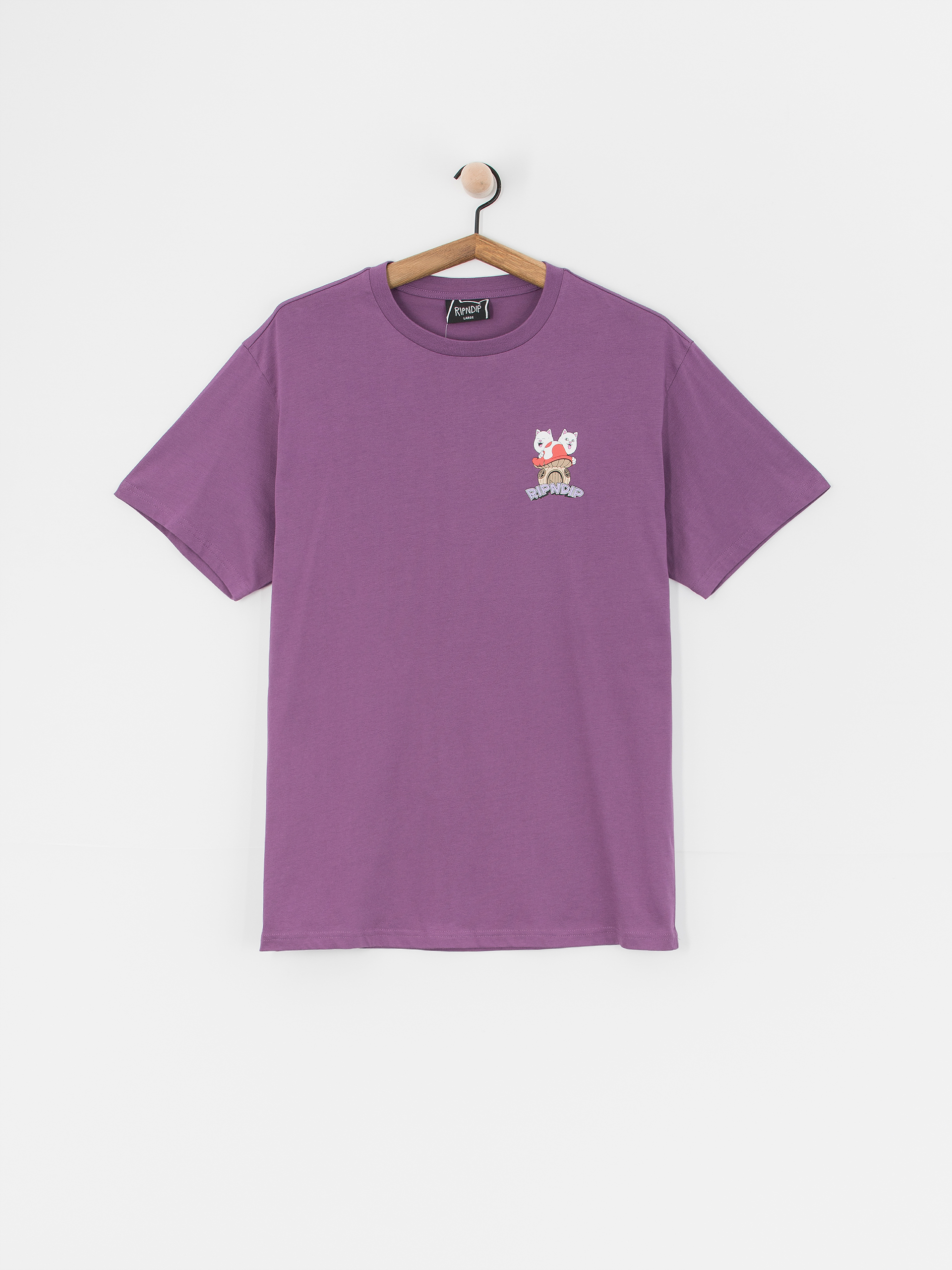 Tričko RipNDip Shroom House (plum)