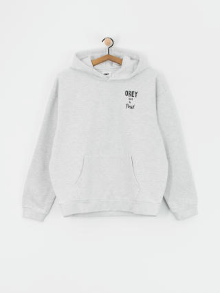 Mikina s kapucňou OBEY Posse Extra Heavy HD (ash grey)