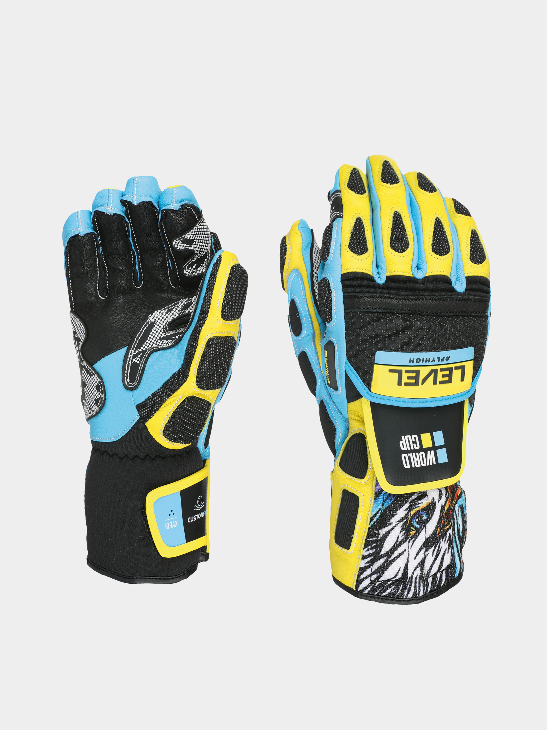Rukavice Level Worldcup Cf (yellow blue)