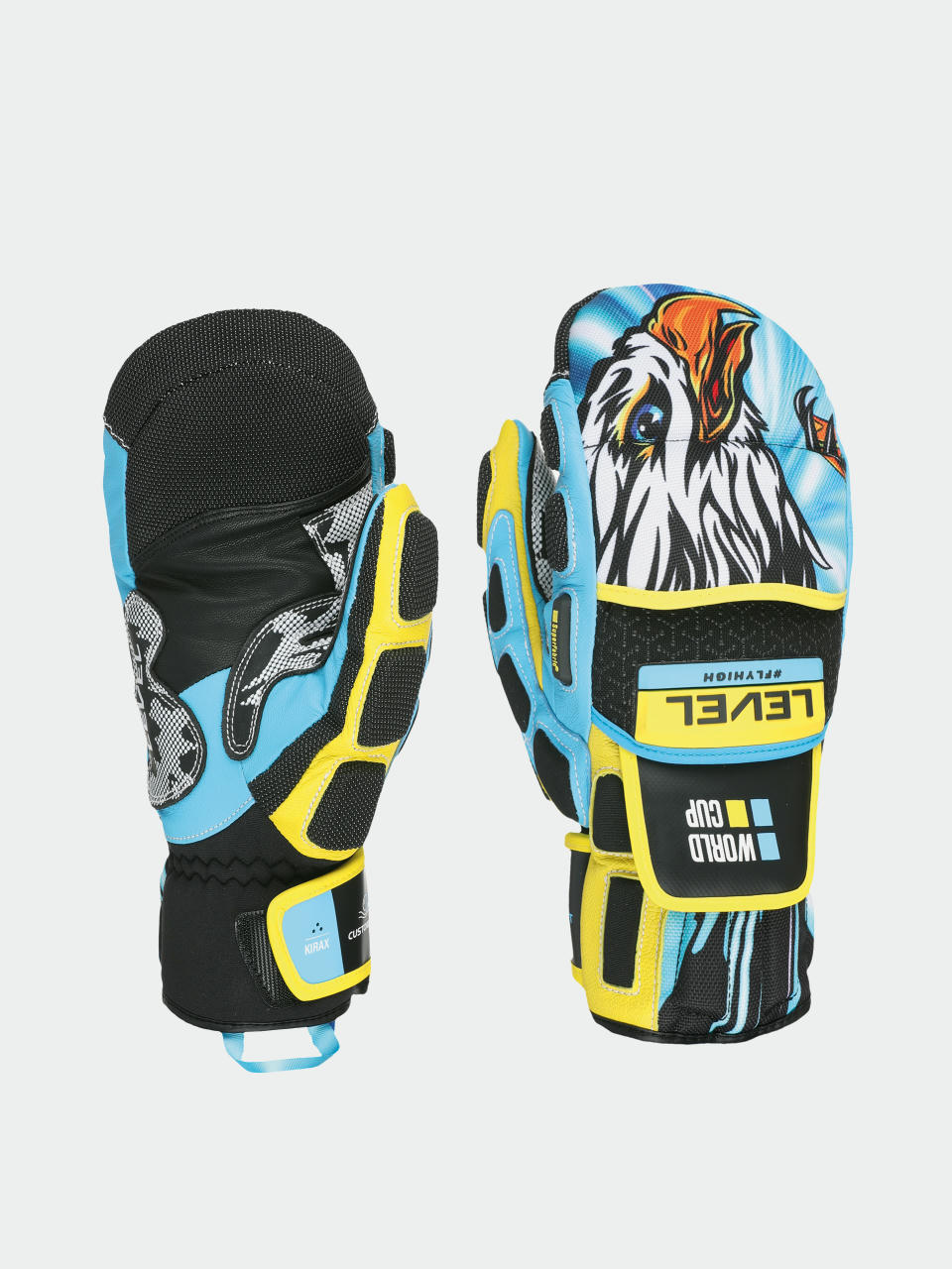 Rukavice Level Worldcup Cf Mitt (yellow blue)