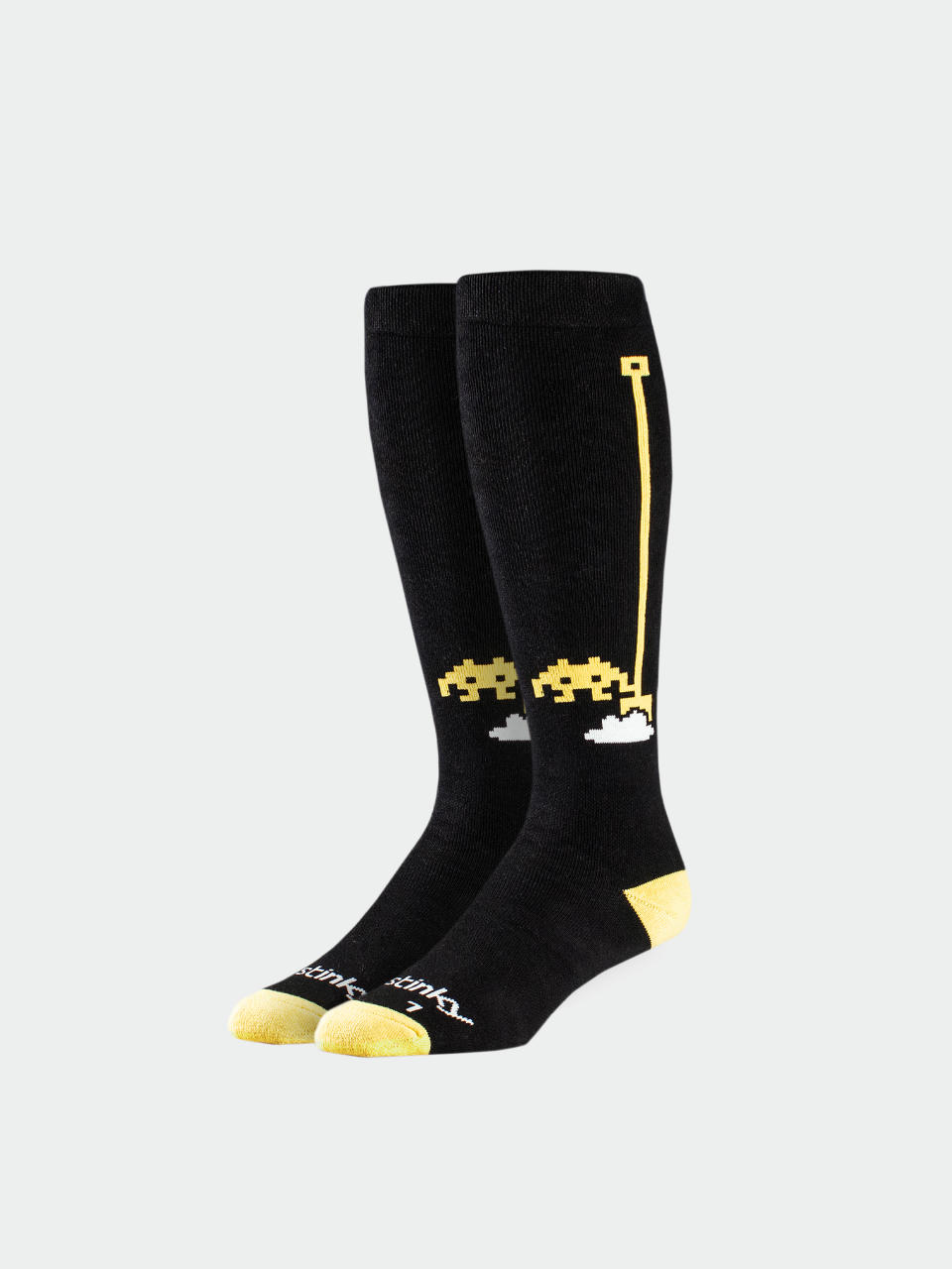 Ponožky Stinky Socks Snowboy Bit Bit Shovel (black/yellow)