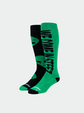 Ponožky Stinky Socks On Their Way (green/black)