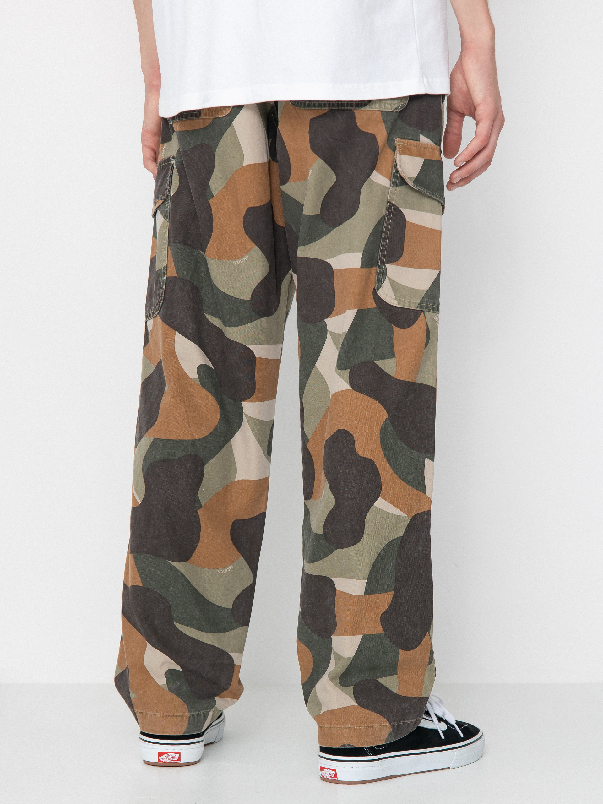 Nohavice Dickies Duck Canvas Camo Cargo (imperial green)