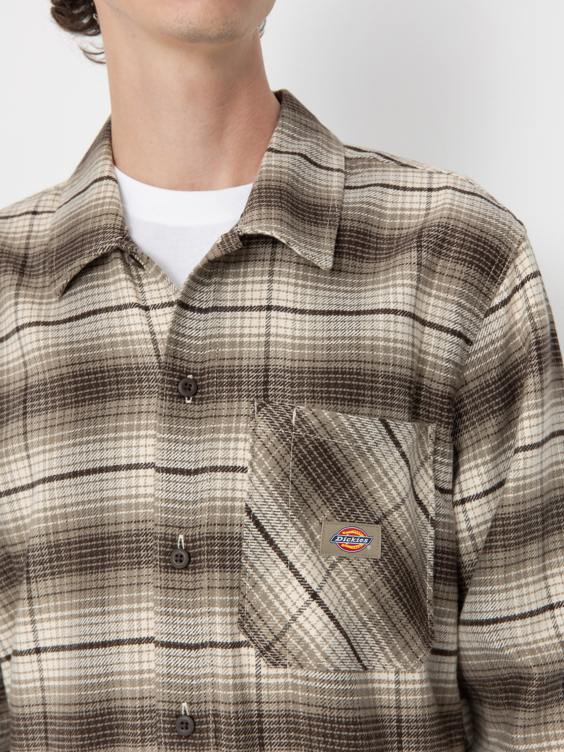 Košeľa Dickies Forest Check (imperial green)