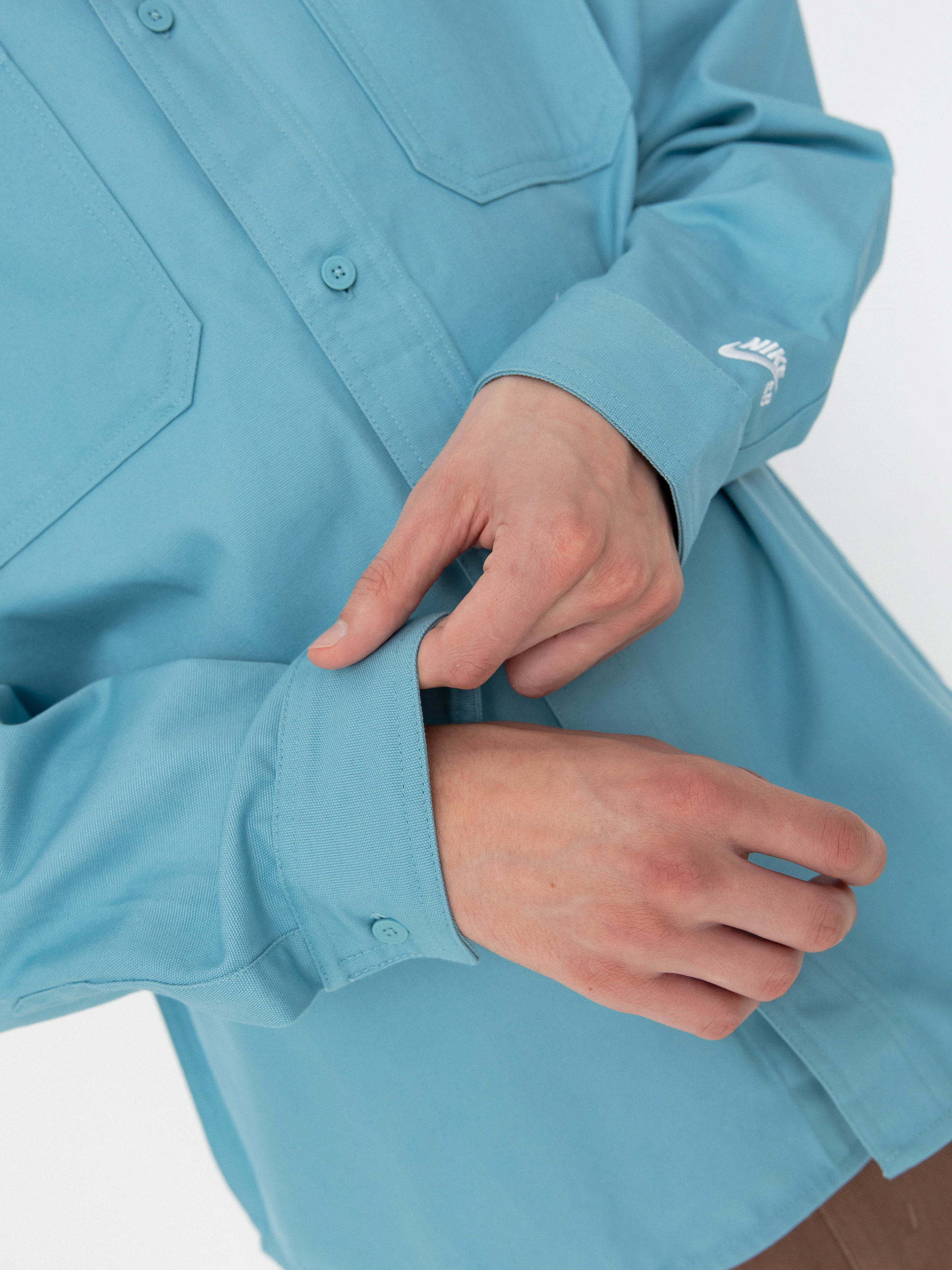 Košeľa Nike SB New Essential (denim turq/white)