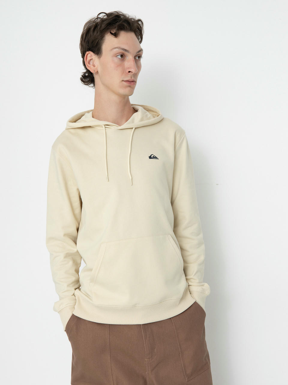 Mikina s kapucňou Quiksilver Basic HD (birch)