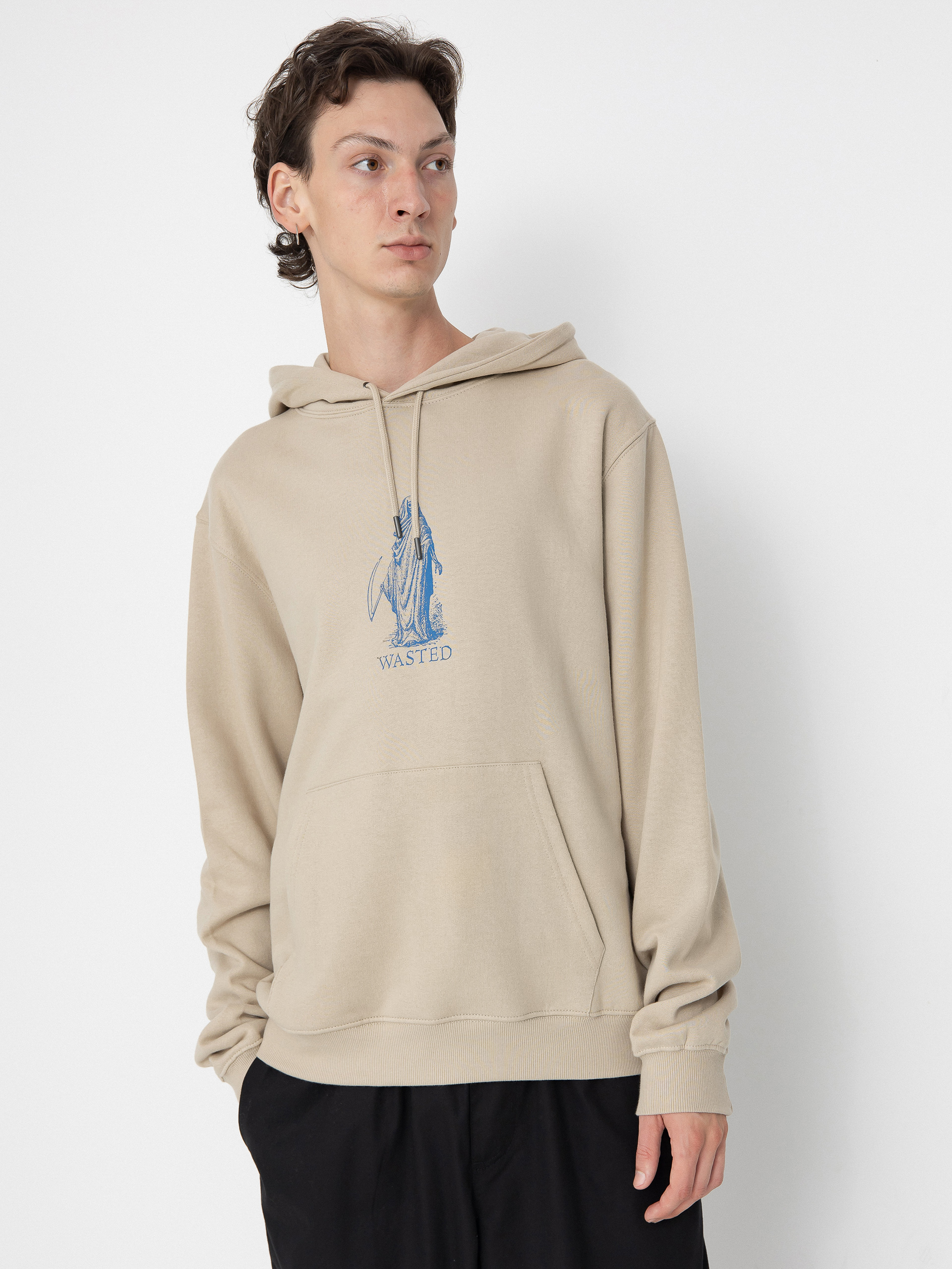 Mikina s kapucňou Wasted Paris Worst HD (sand)