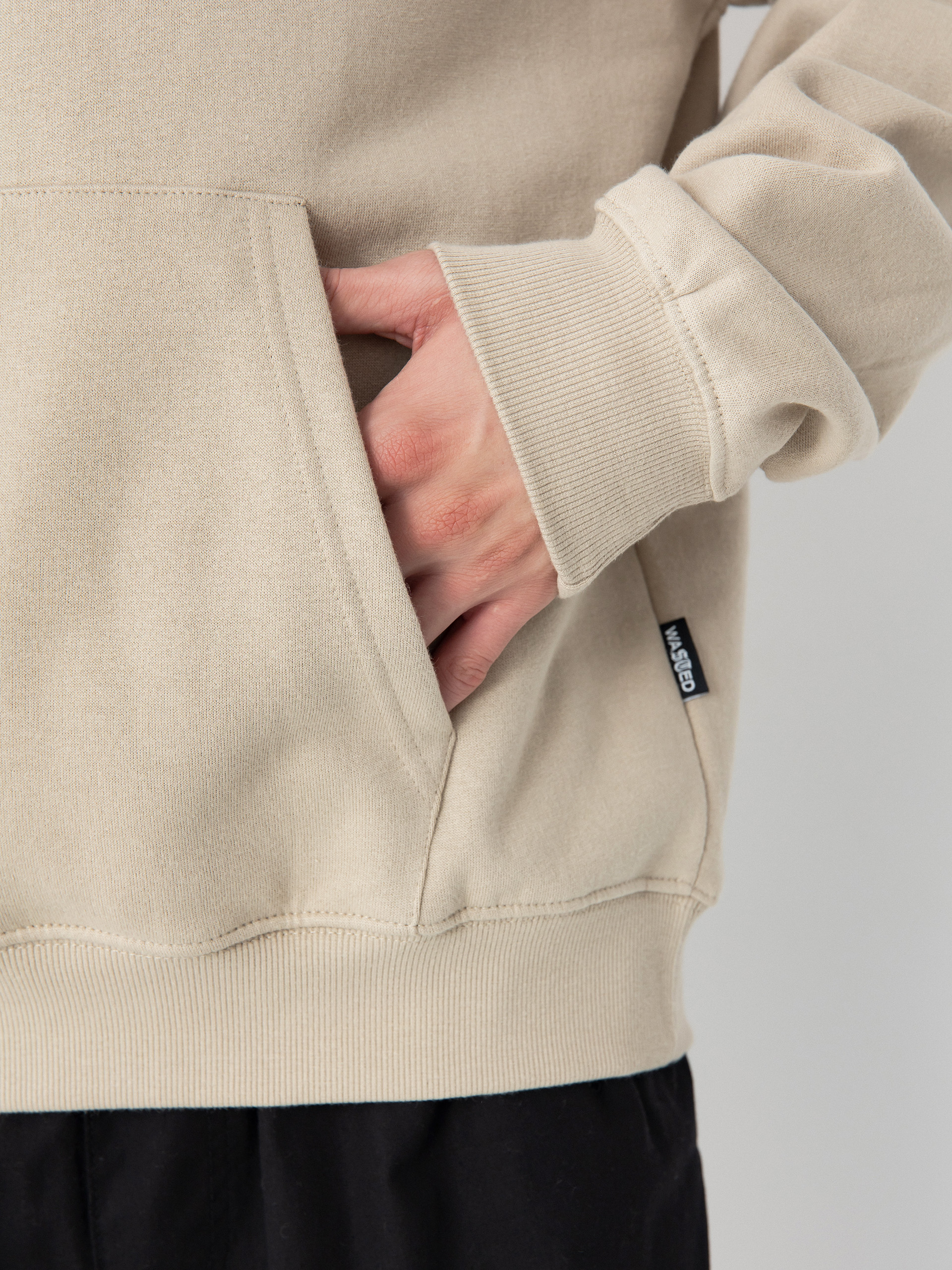 Mikina s kapucňou Wasted Paris Worst HD (sand)