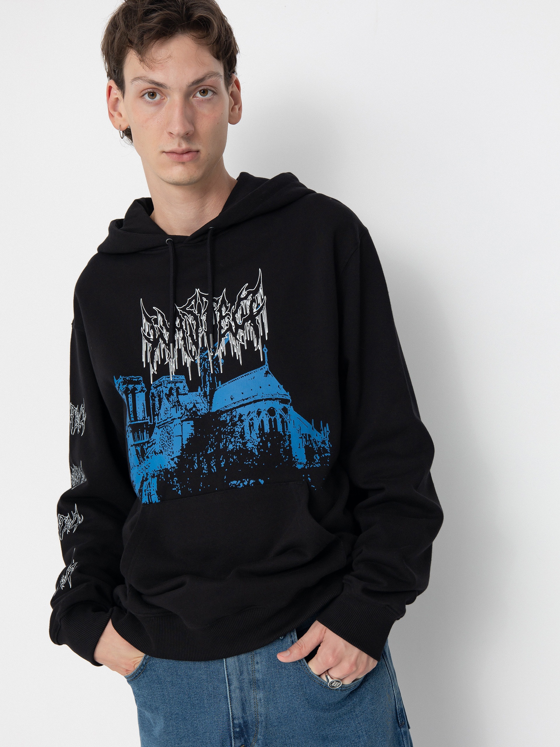 Mikina s kapucňou Wasted Paris Vault HD (black)