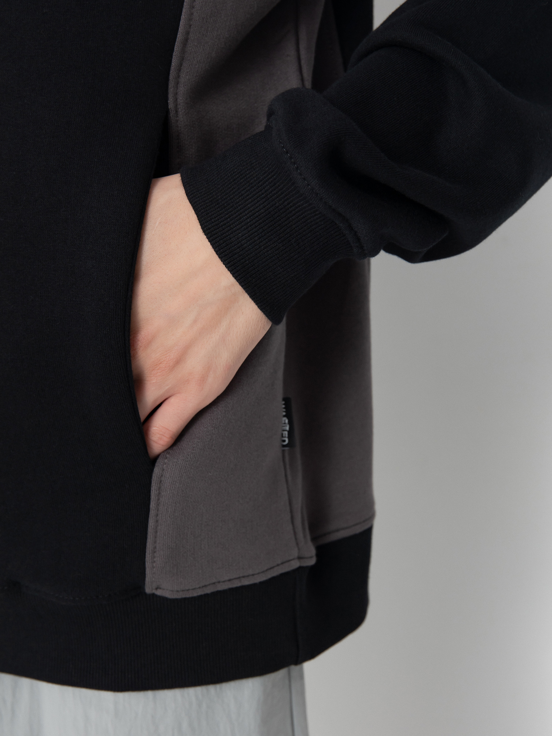 Mikina s kapucňou Wasted Paris Arena HD (black/charcoal)