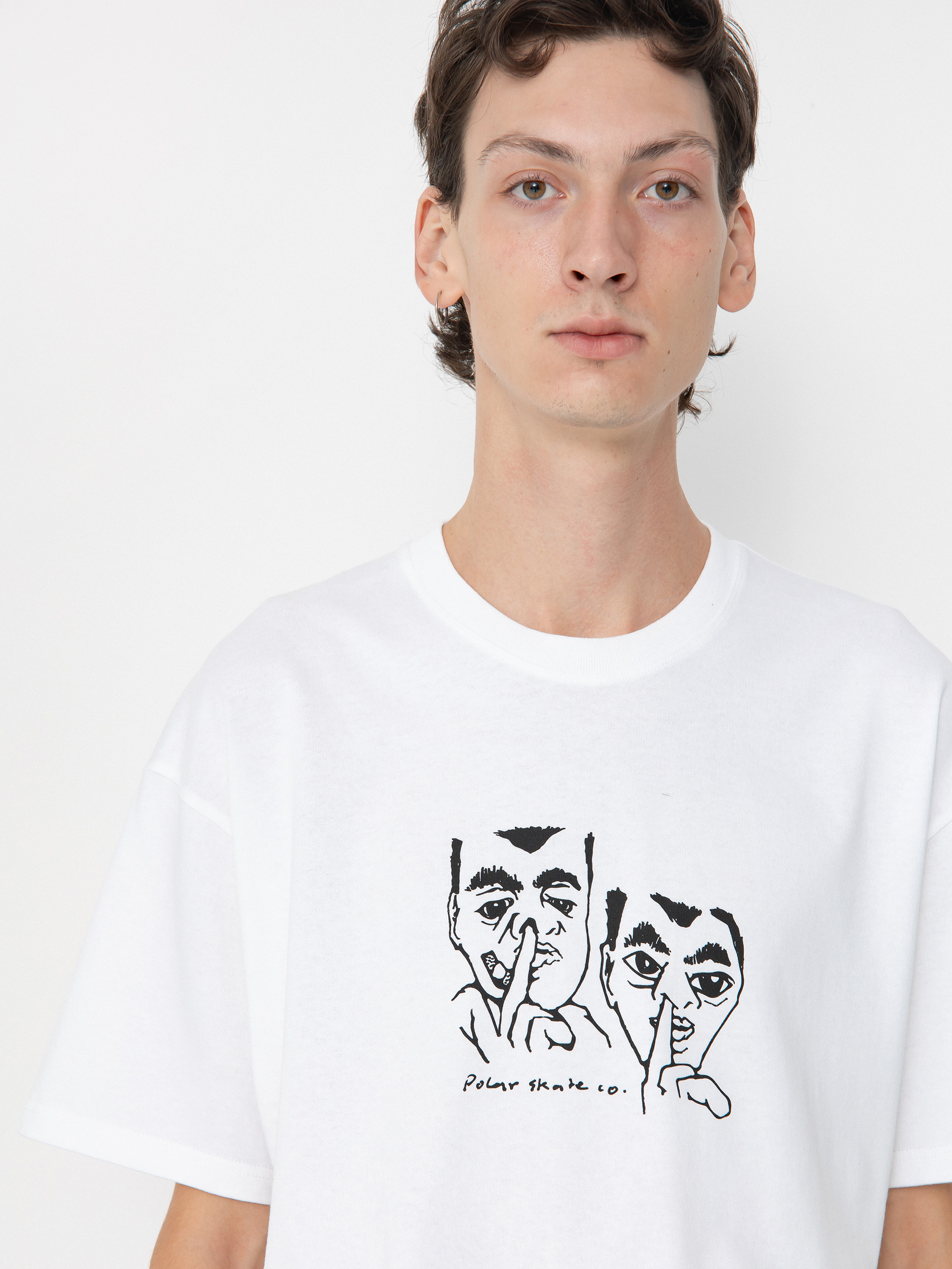 Tričko Polar Skate Boogers (white)