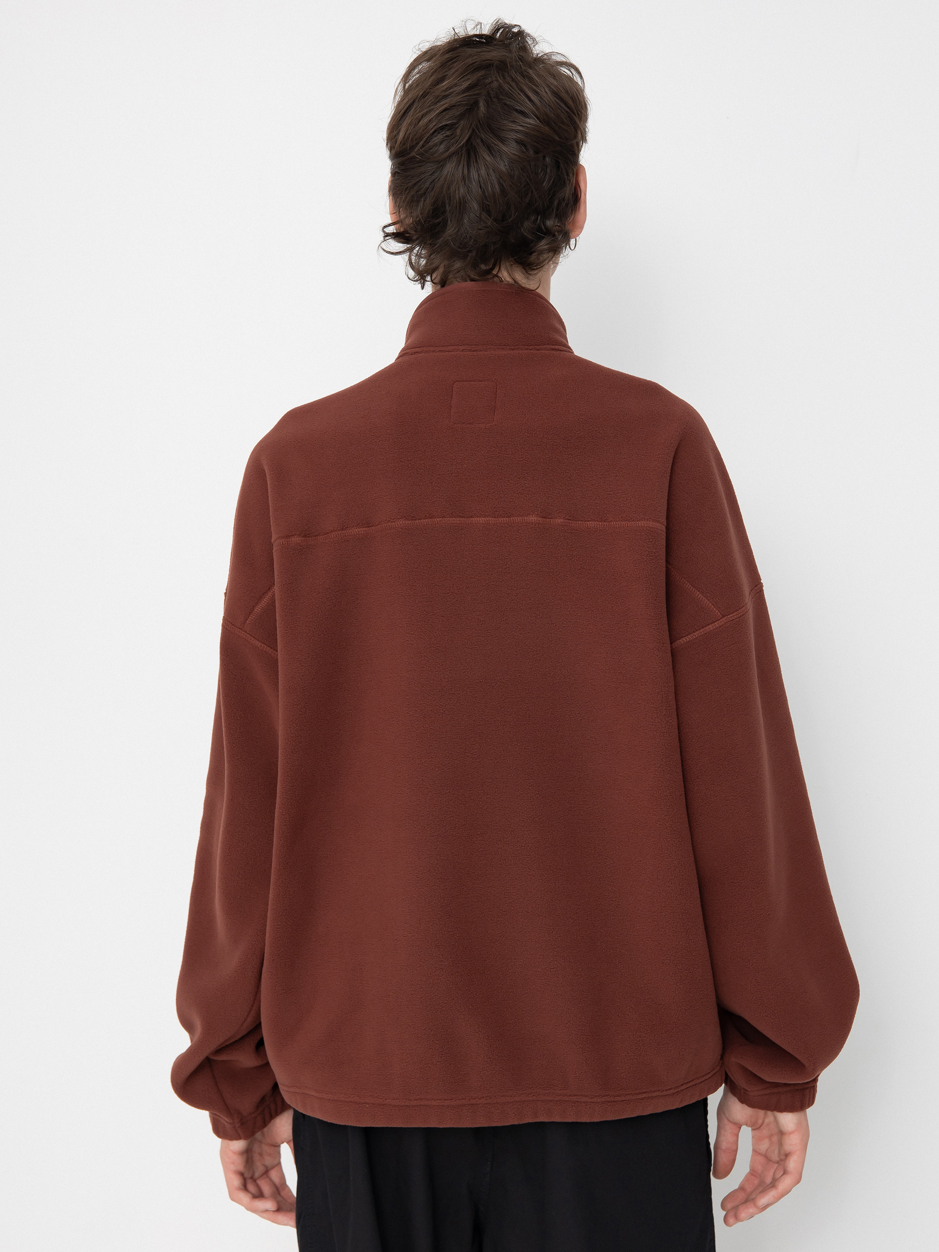 Mikina Polar Skate Ivan Half Zip (wine)