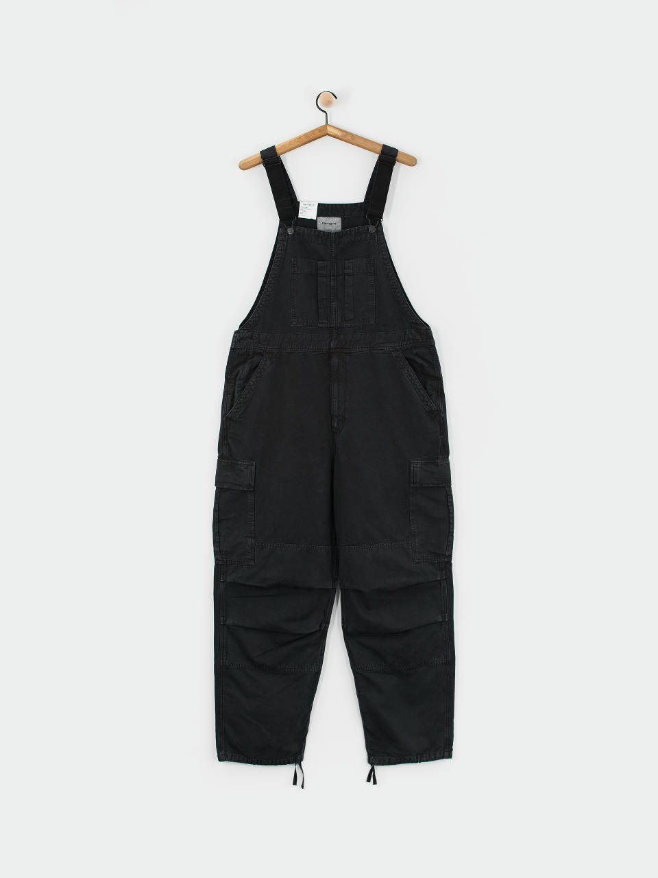 Nohavice Carhartt WIP Cargo Bib Overall (black)