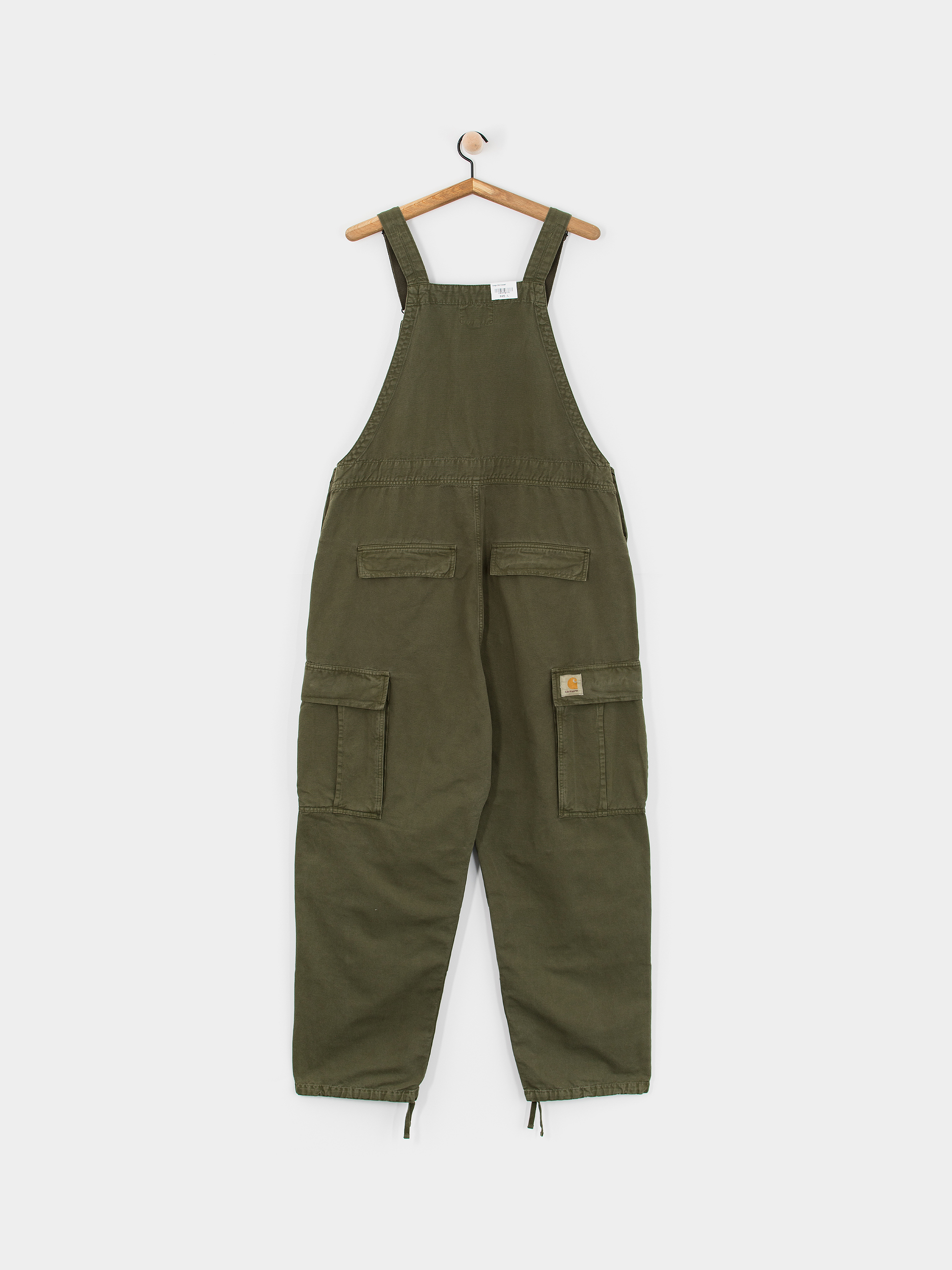 Nohavice Carhartt WIP Cargo Bib Overall (tarragon)