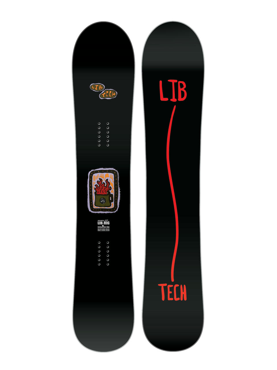 Pánska Snowboard Lib Tech Lib Rig (black)