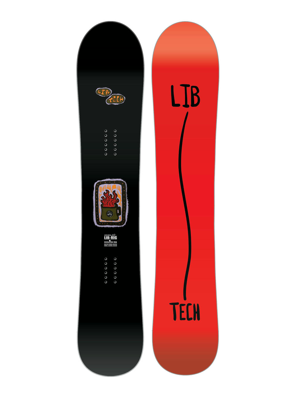 Pánska Snowboard Lib Tech Lib Rig (red)