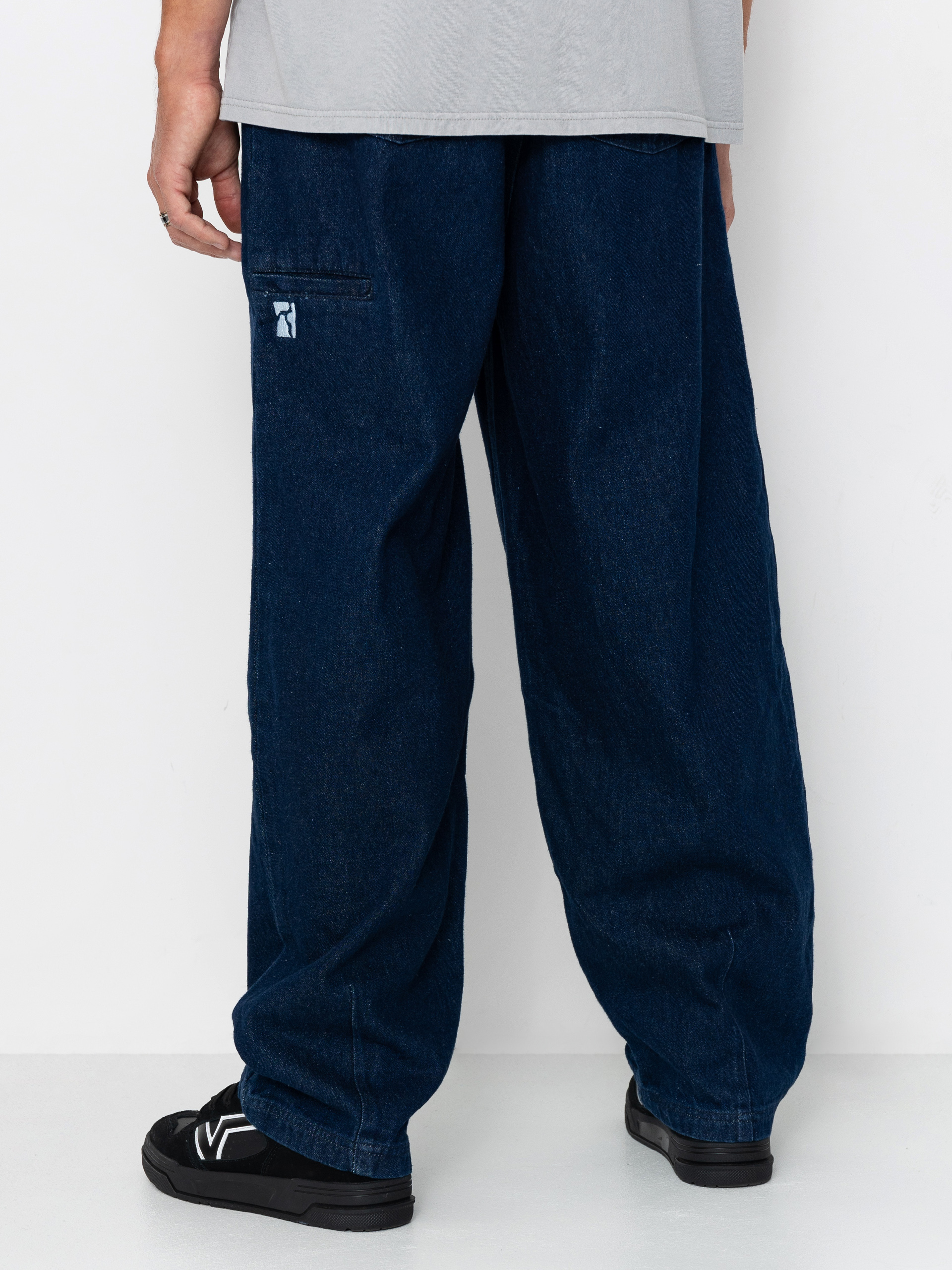 Nohavice Poetic Collective Ballon (classic denim wash)