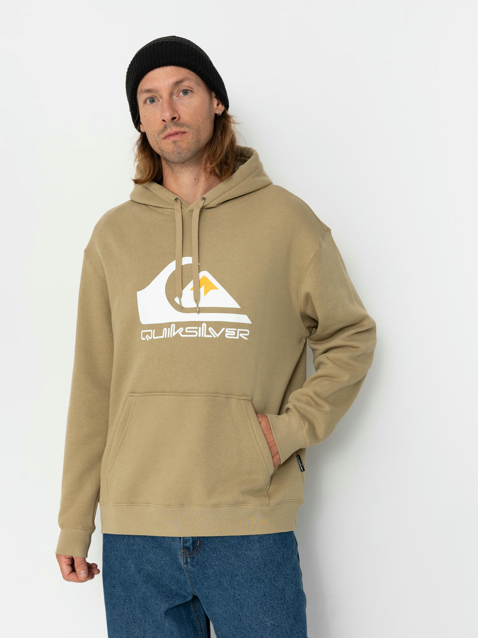 Mikina s kapucňou Quiksilver Big Logo HD (twill)