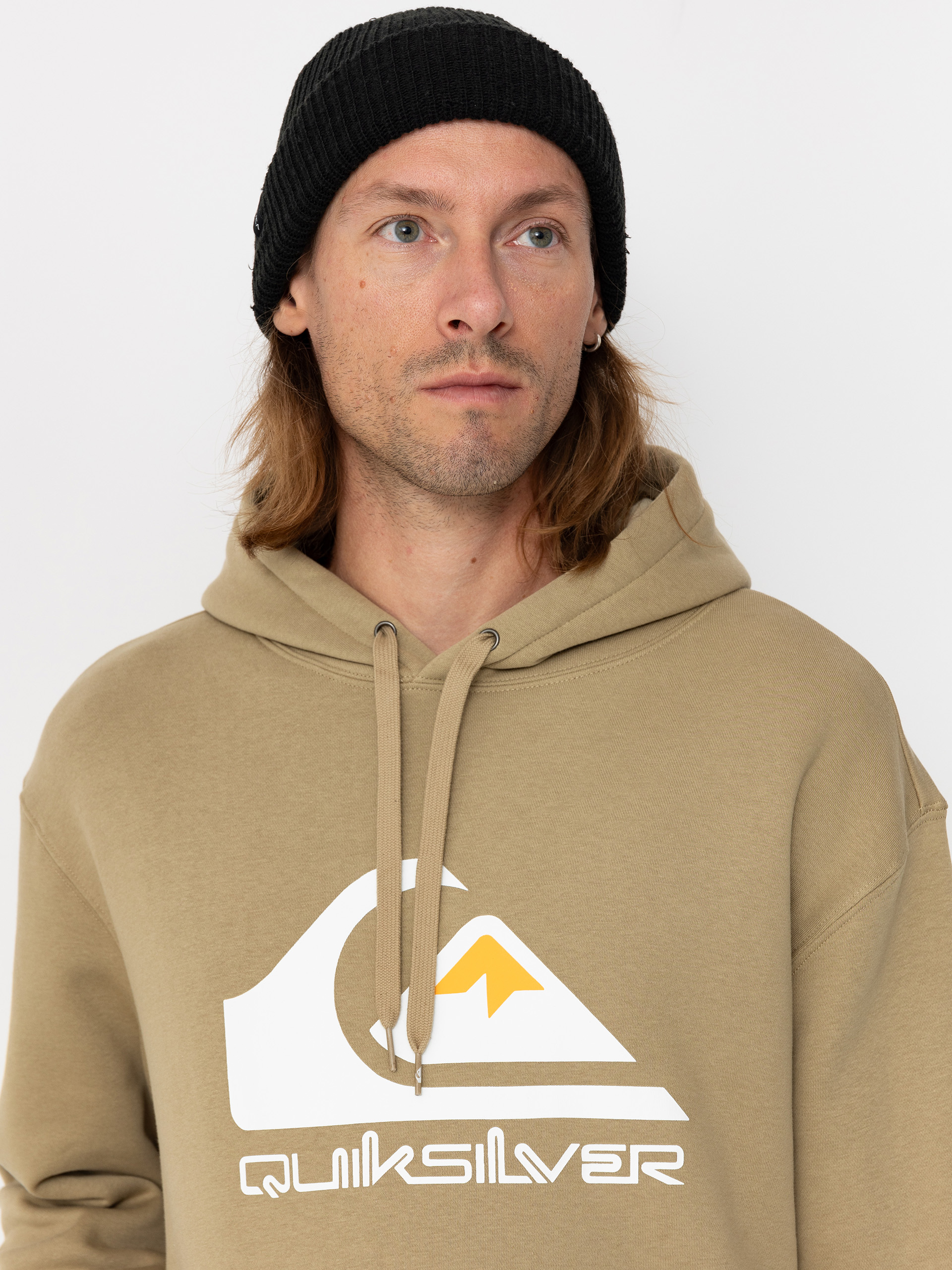 Mikina s kapucňou Quiksilver Big Logo HD (twill)