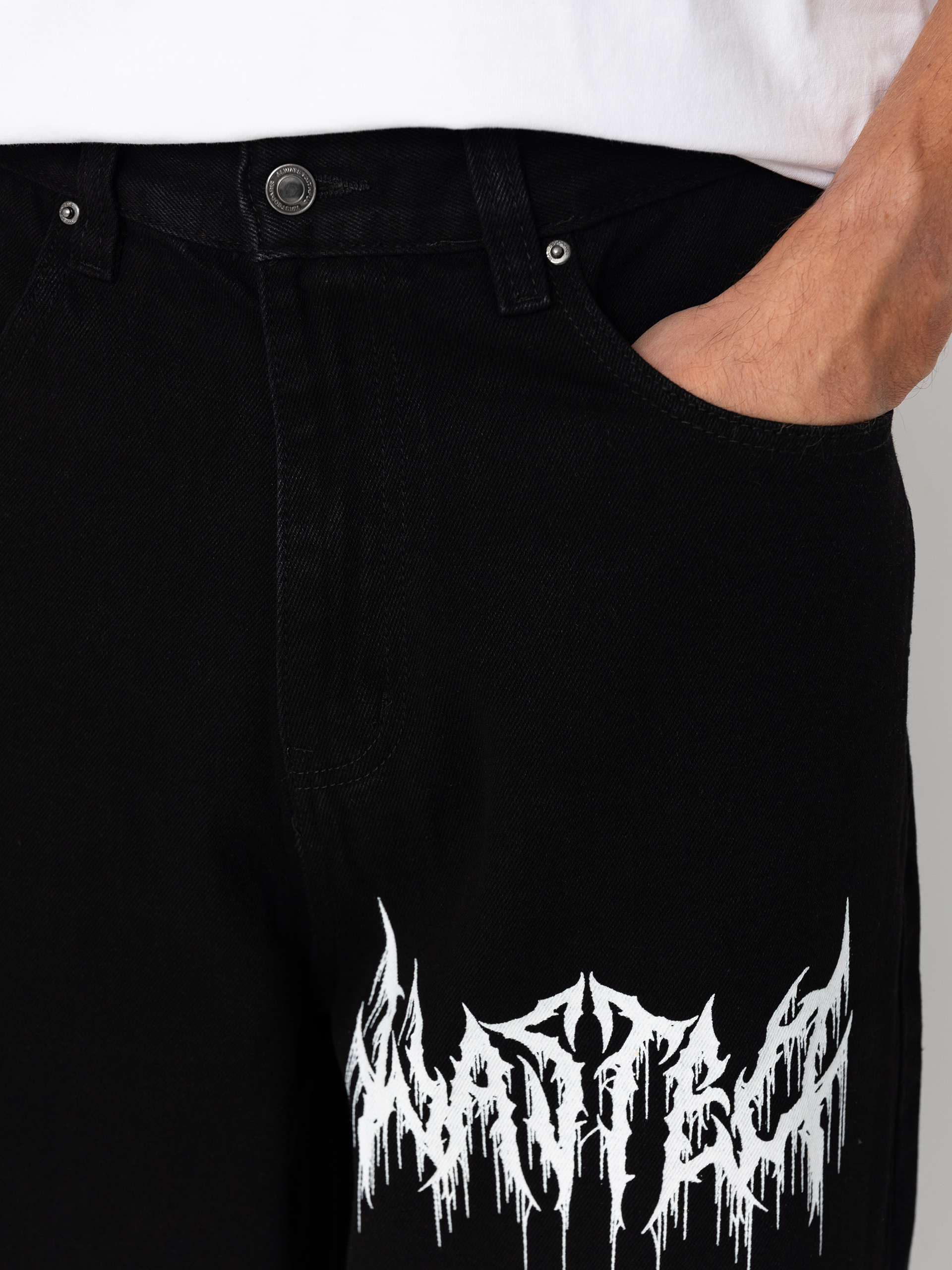 Nohavice Wasted Paris Vault Casper (black)