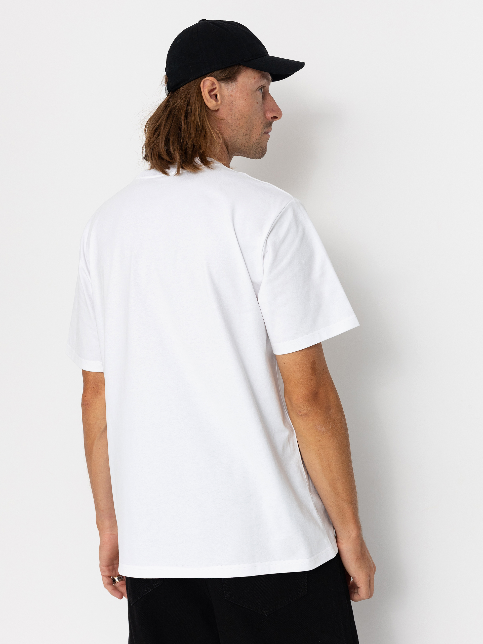 Tričko Carhartt WIP University Script (white/black)