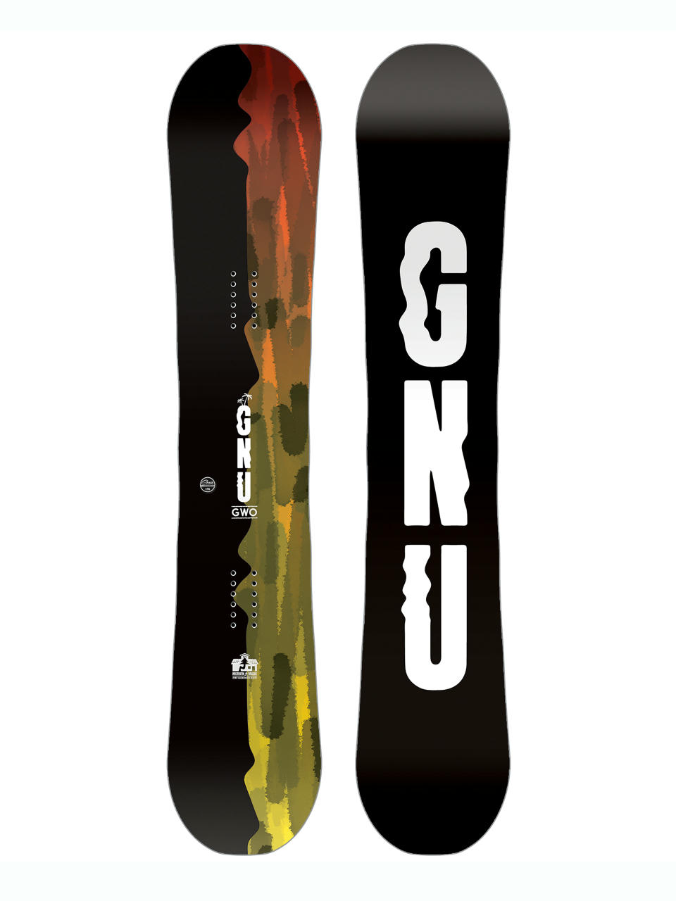 Pánska Snowboard Gnu Gwo (black)