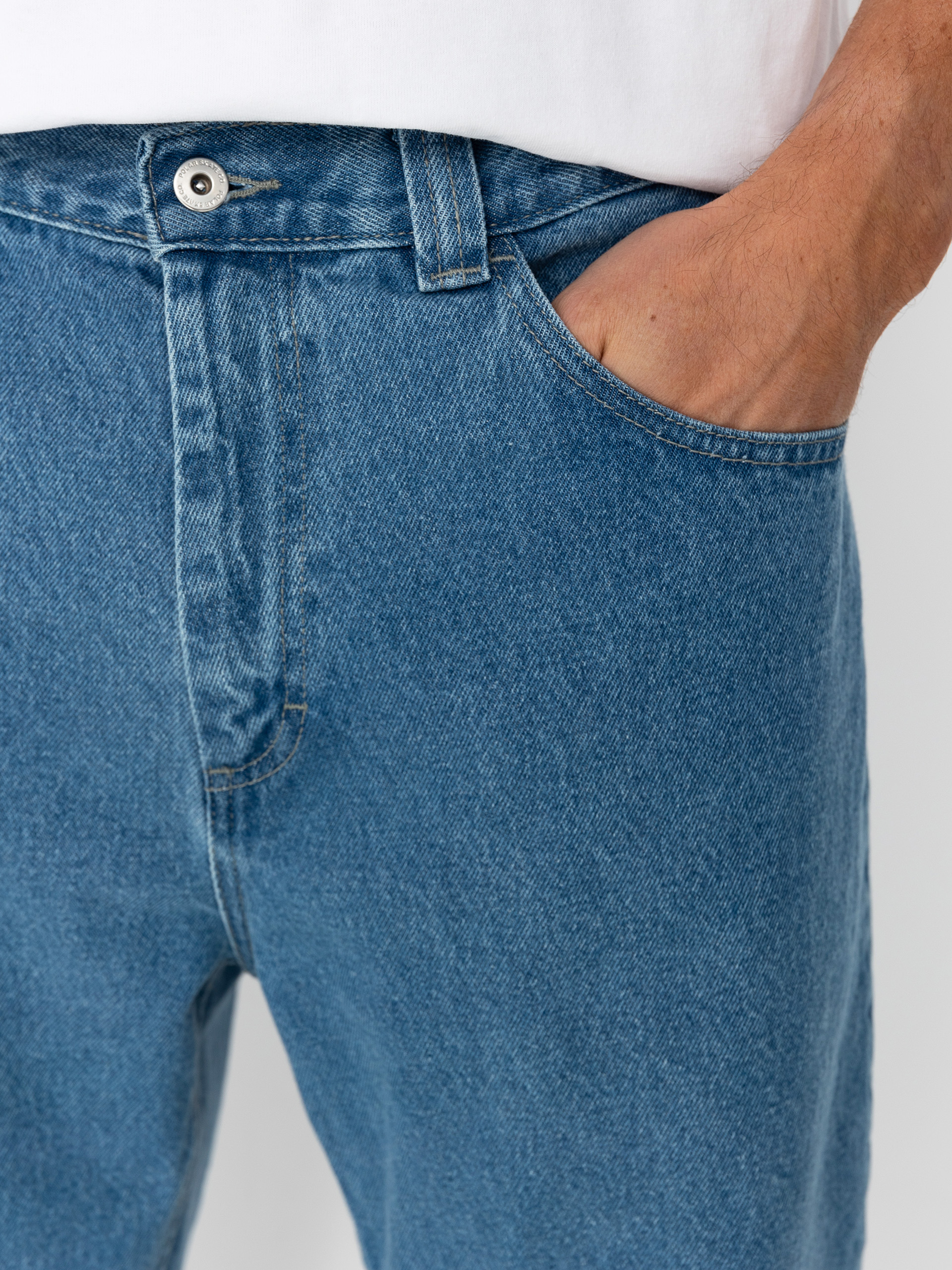 Nohavice Polar Skate 92! Denim (mid blue)