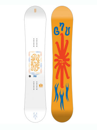 Snowboard Gnu Headspace (light orange)