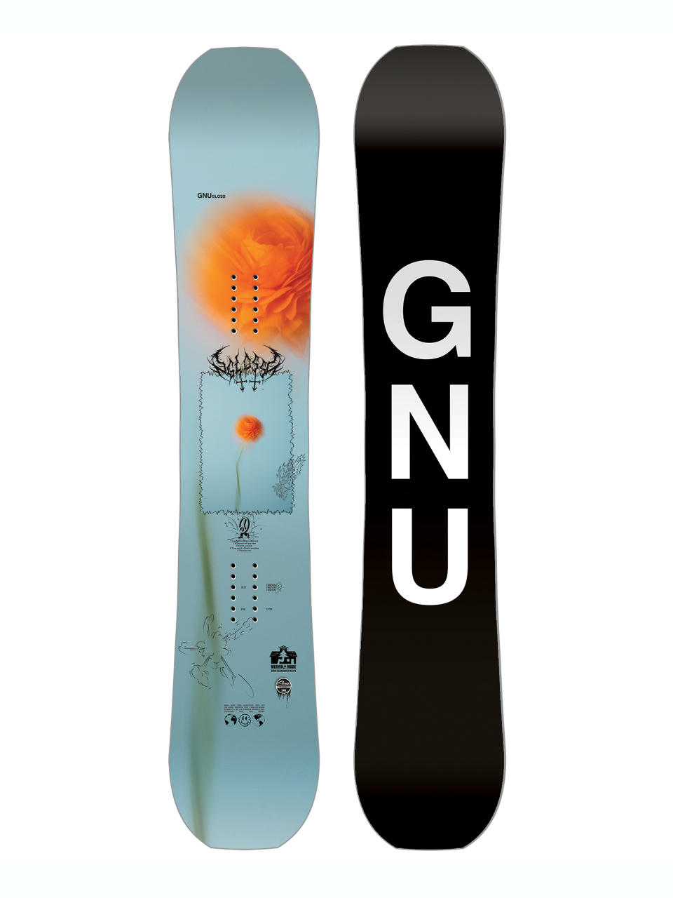 Dámska Snowboard Gnu Gloss (black)