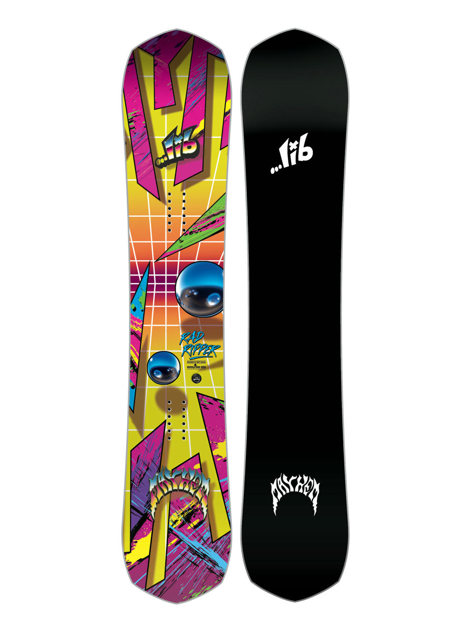 Pánska Snowboard Lib Tech Mayhem Rad Ripper (yellow)