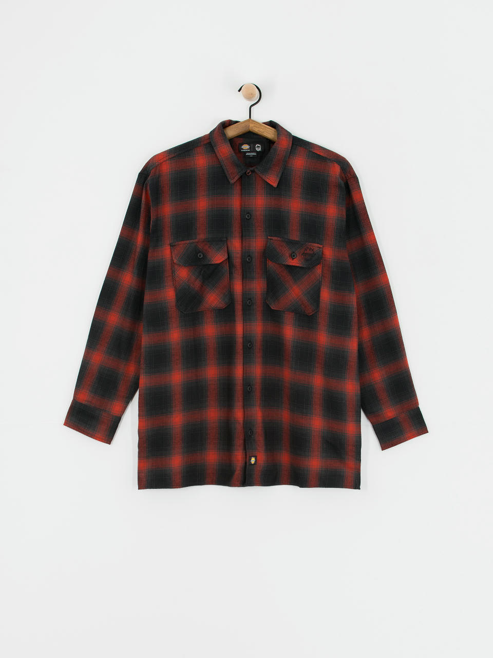 Košeľa Dickies X Spitfire Flannel (red ochre)