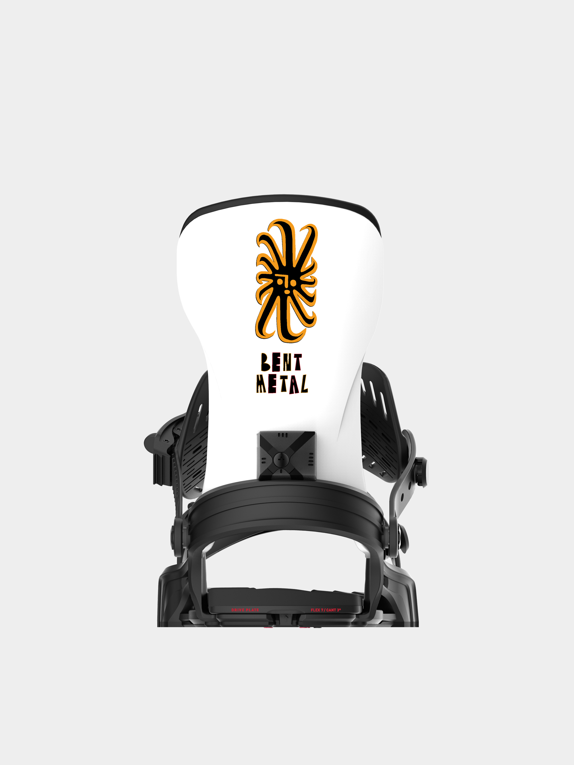 Pánske Snowboardové viazanie Bent Metal Axtion (black/white)