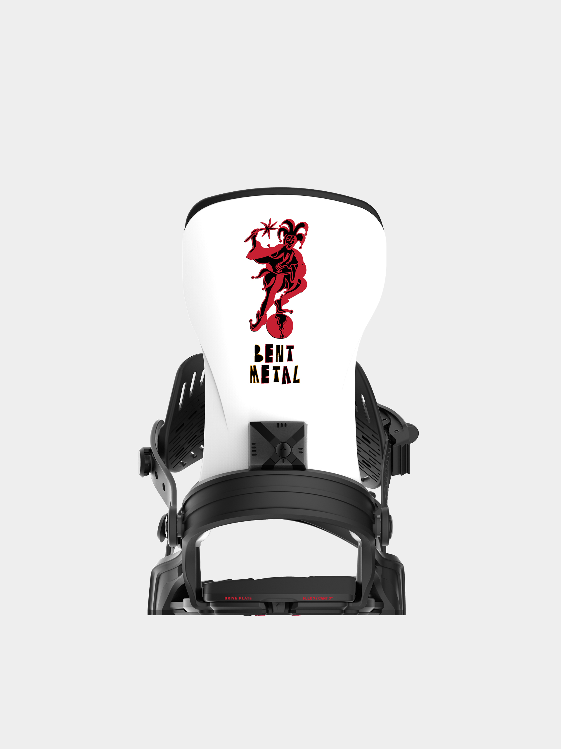 Pánske Snowboardové viazanie Bent Metal Axtion (black/white)