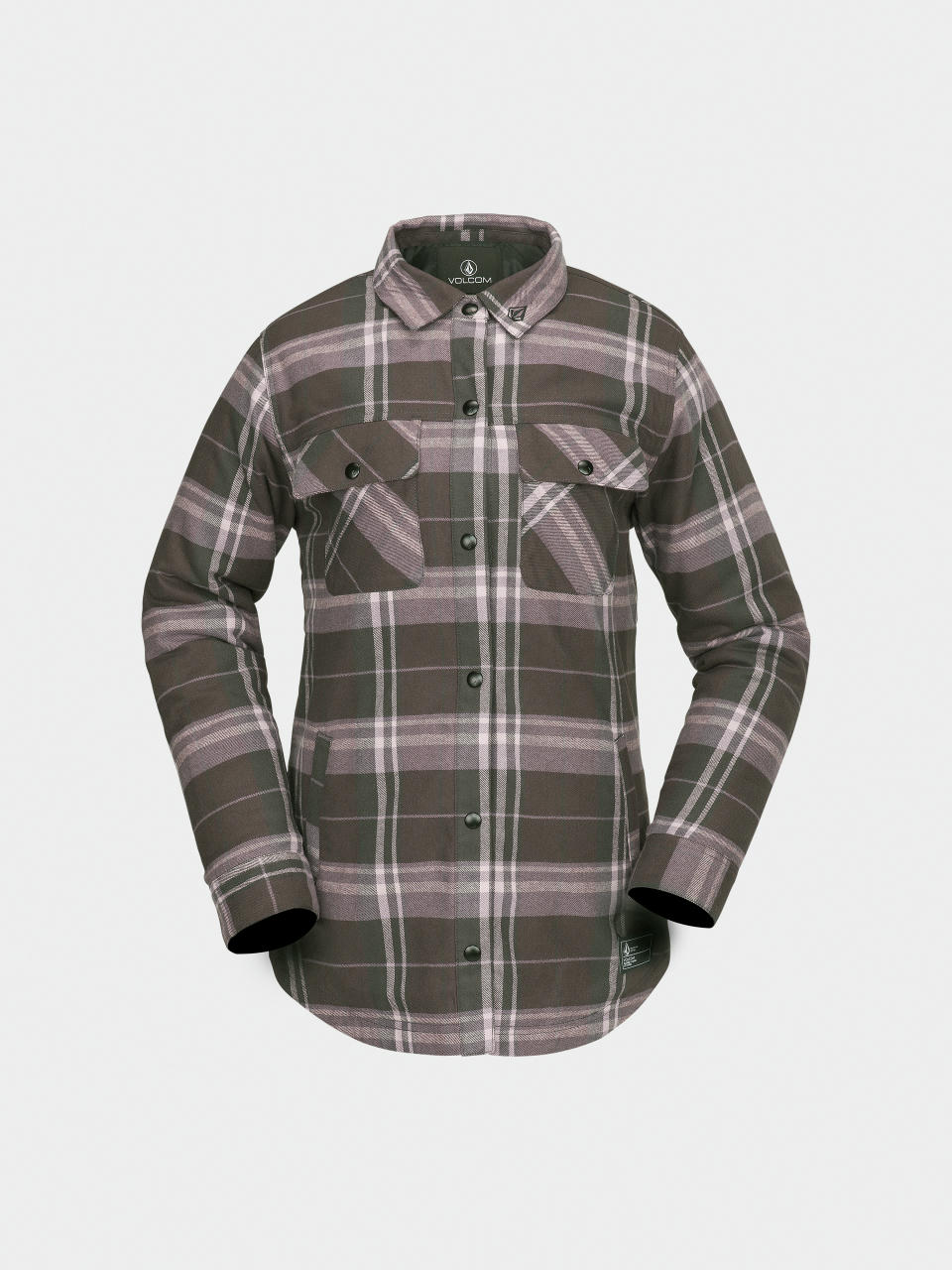 Dámska Snowboardová bunda Volcom Ins Riding Flannel (dusty lavender)